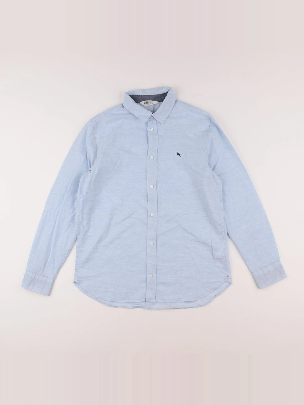 H&M - chemise bleu - 13/14 ans