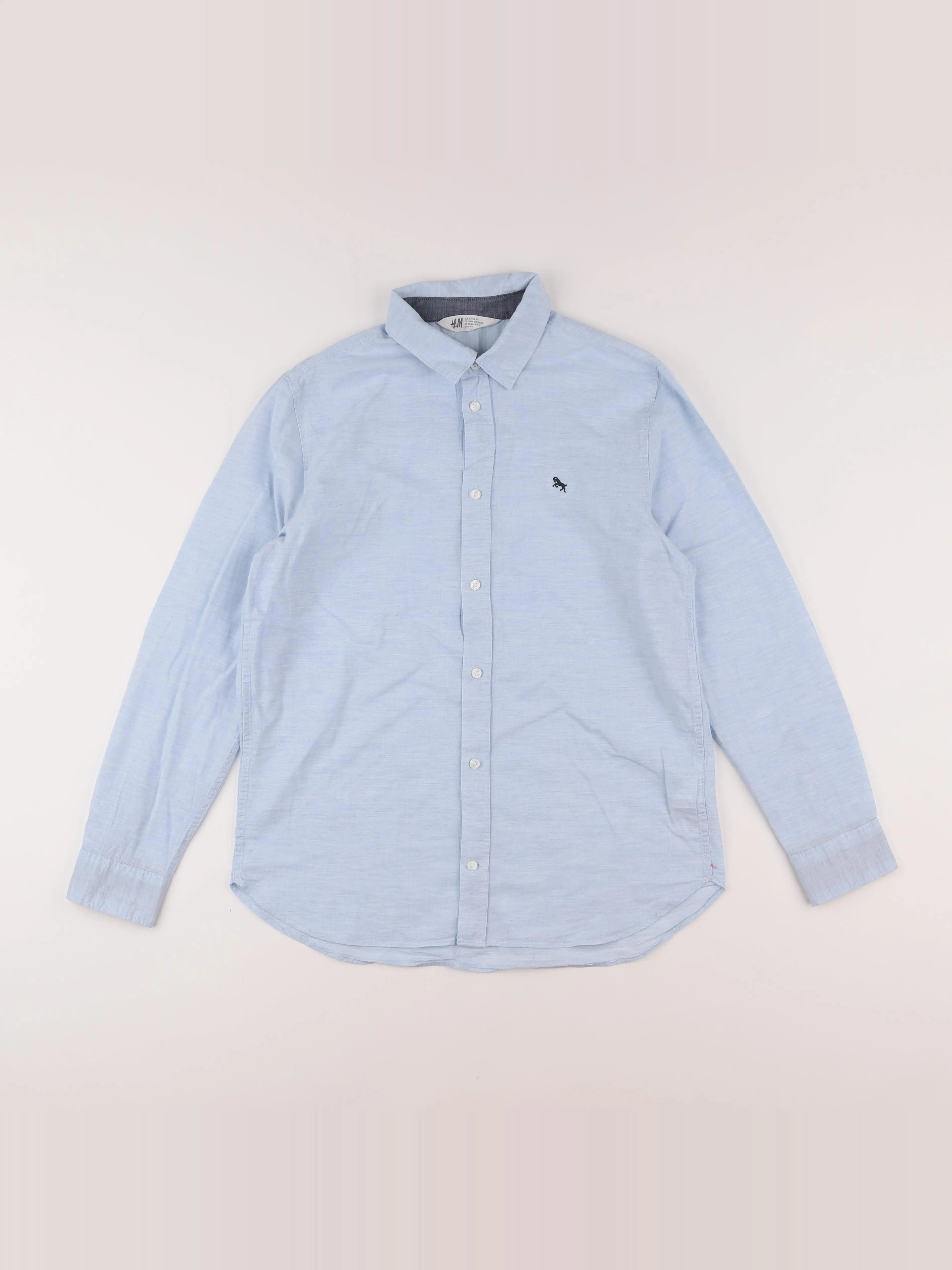 H&M - chemise bleu - 13/14 ans