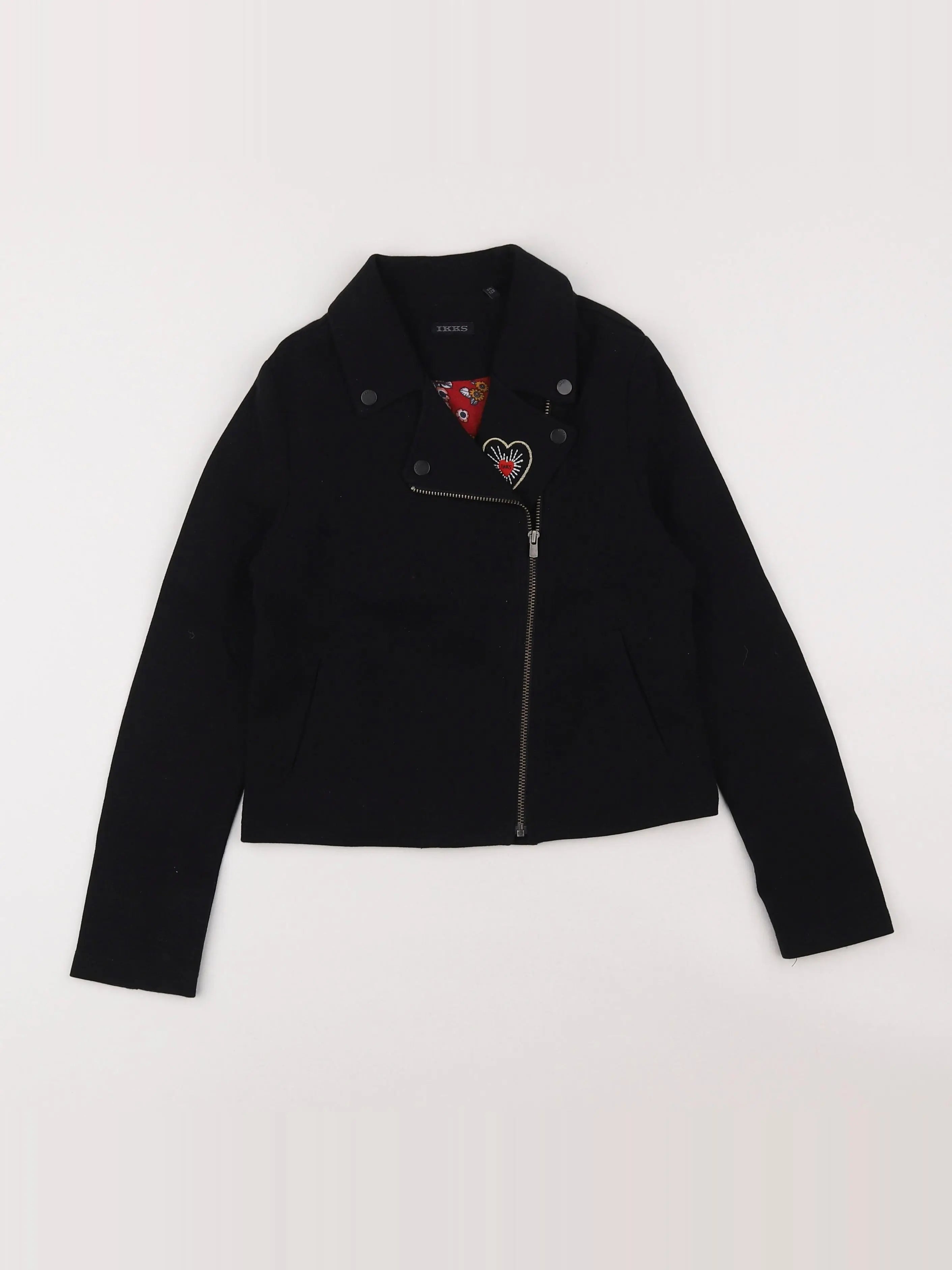IKKS - veste noir - 8 ans
