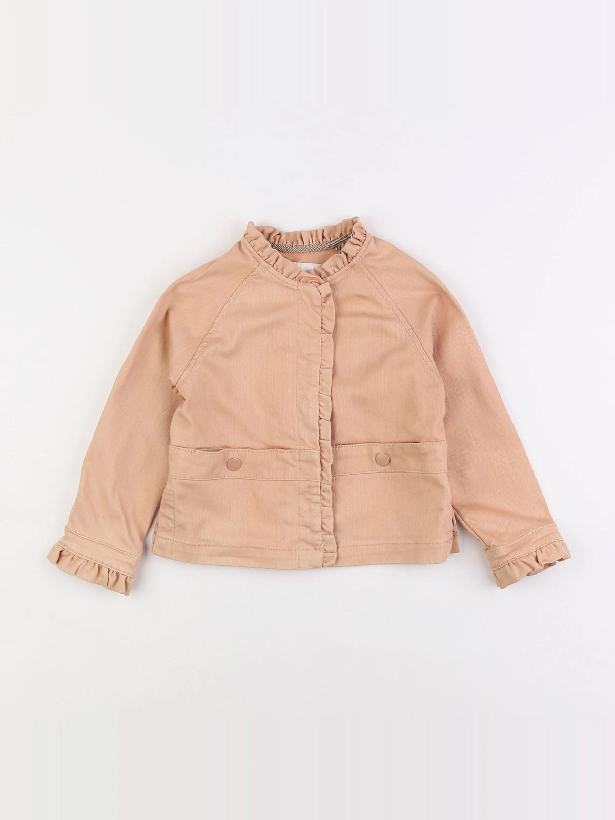 Cyrillus - veste orange - 4 ans