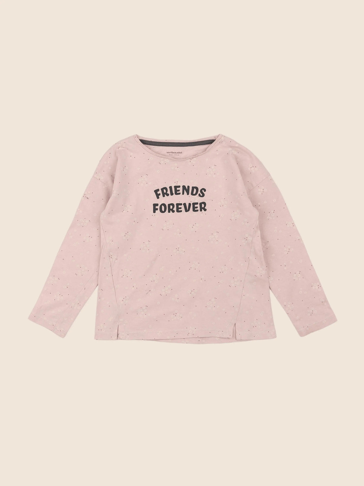 Vertbaudet - tee-shirt rose - 6 ans