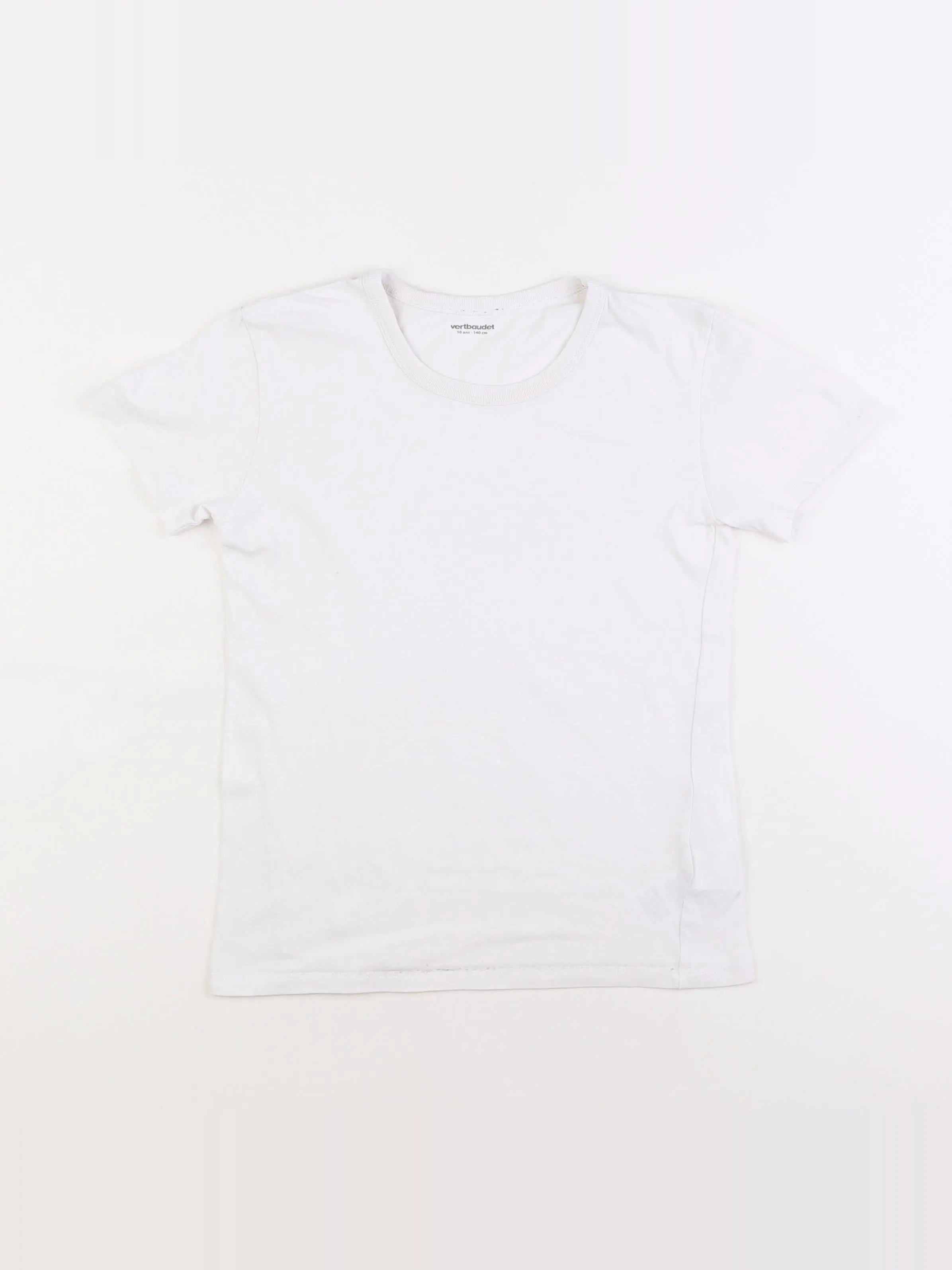 Vertbaudet - maillot de corps blanc - 10 ans