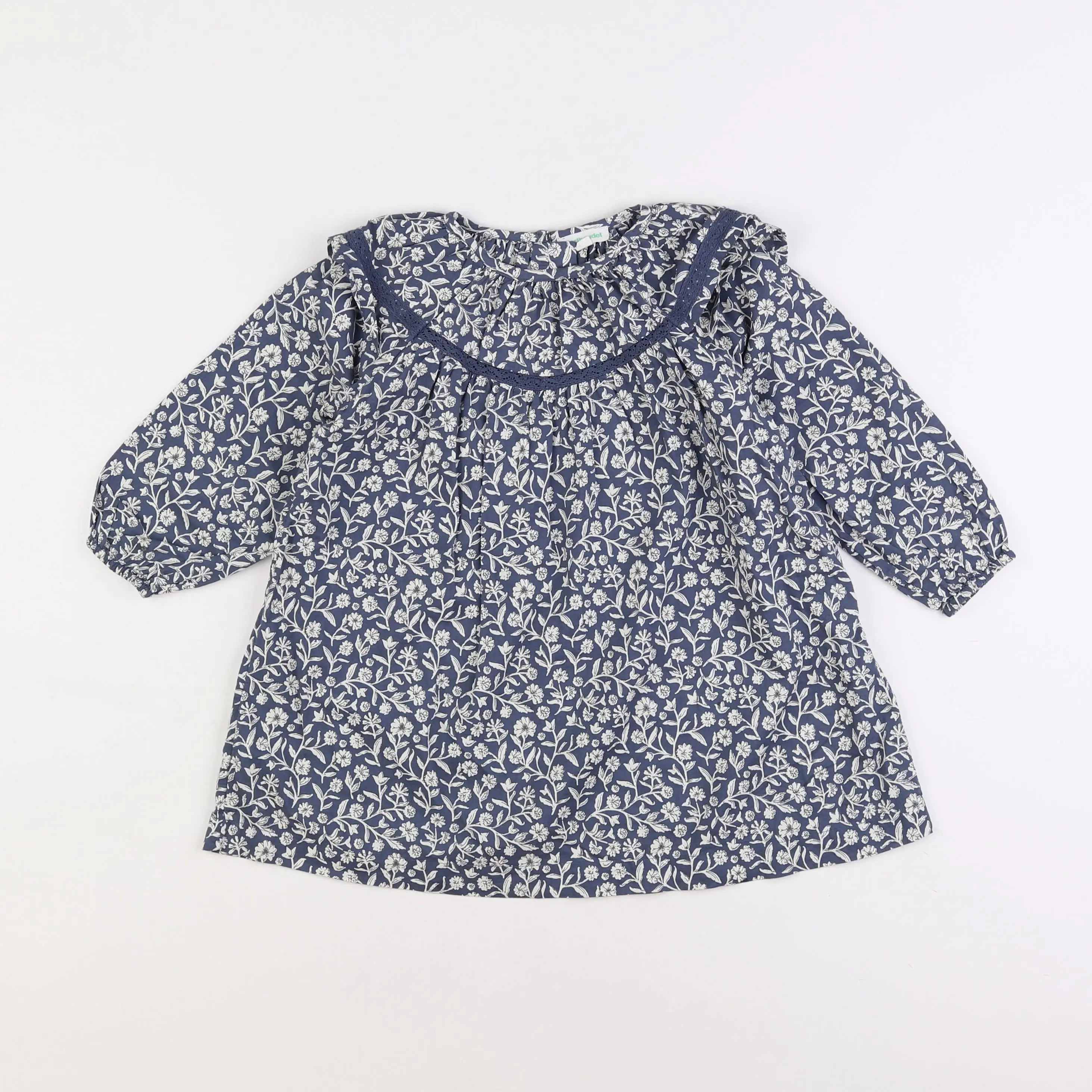 Vertbaudet - robe bleu - 3 ans