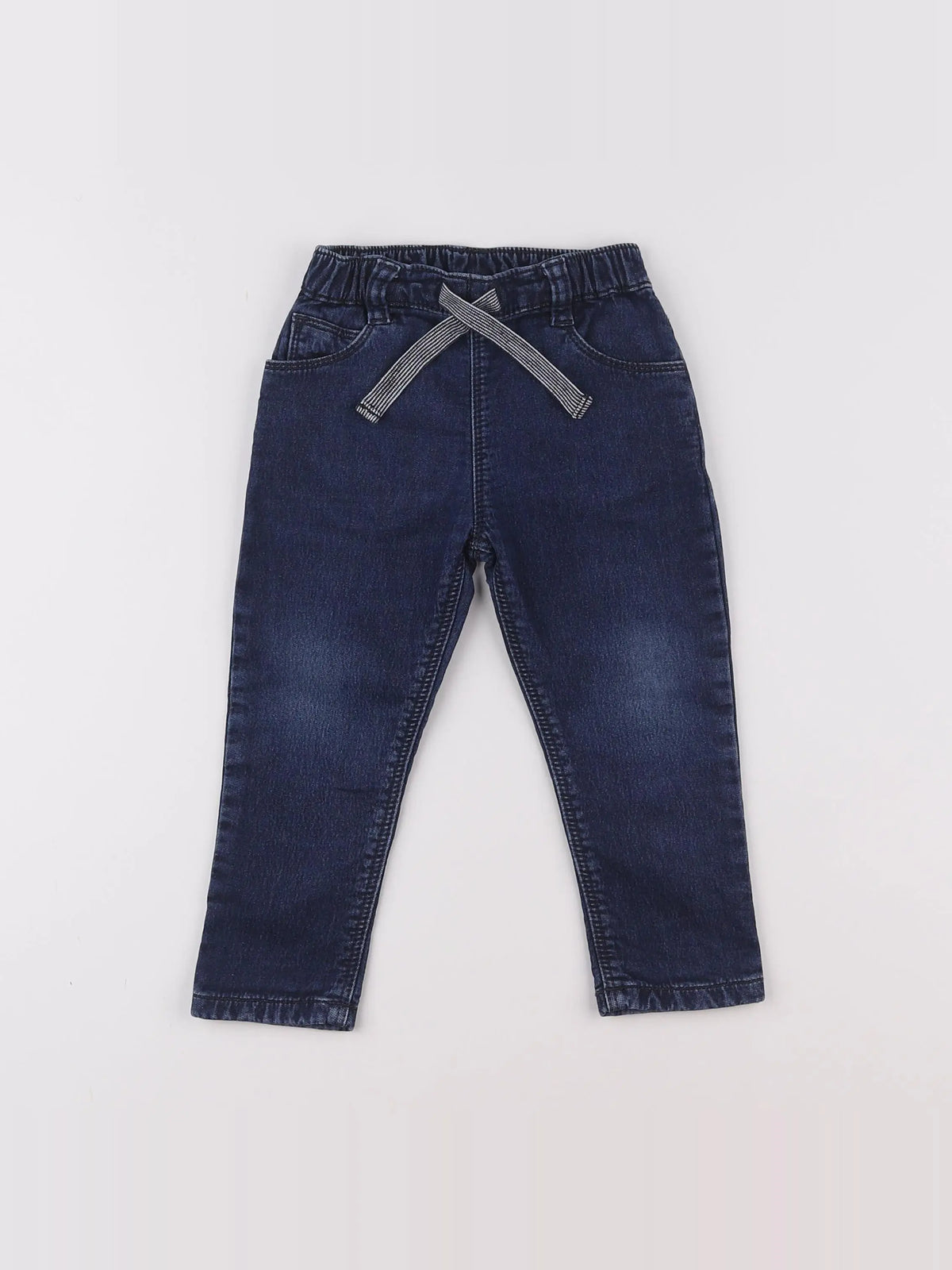 Petit Bateau - pantalon bleu - 18 mois