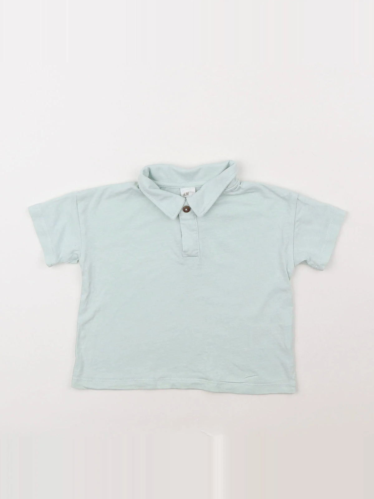 H&M - polo vert - 12/18 mois