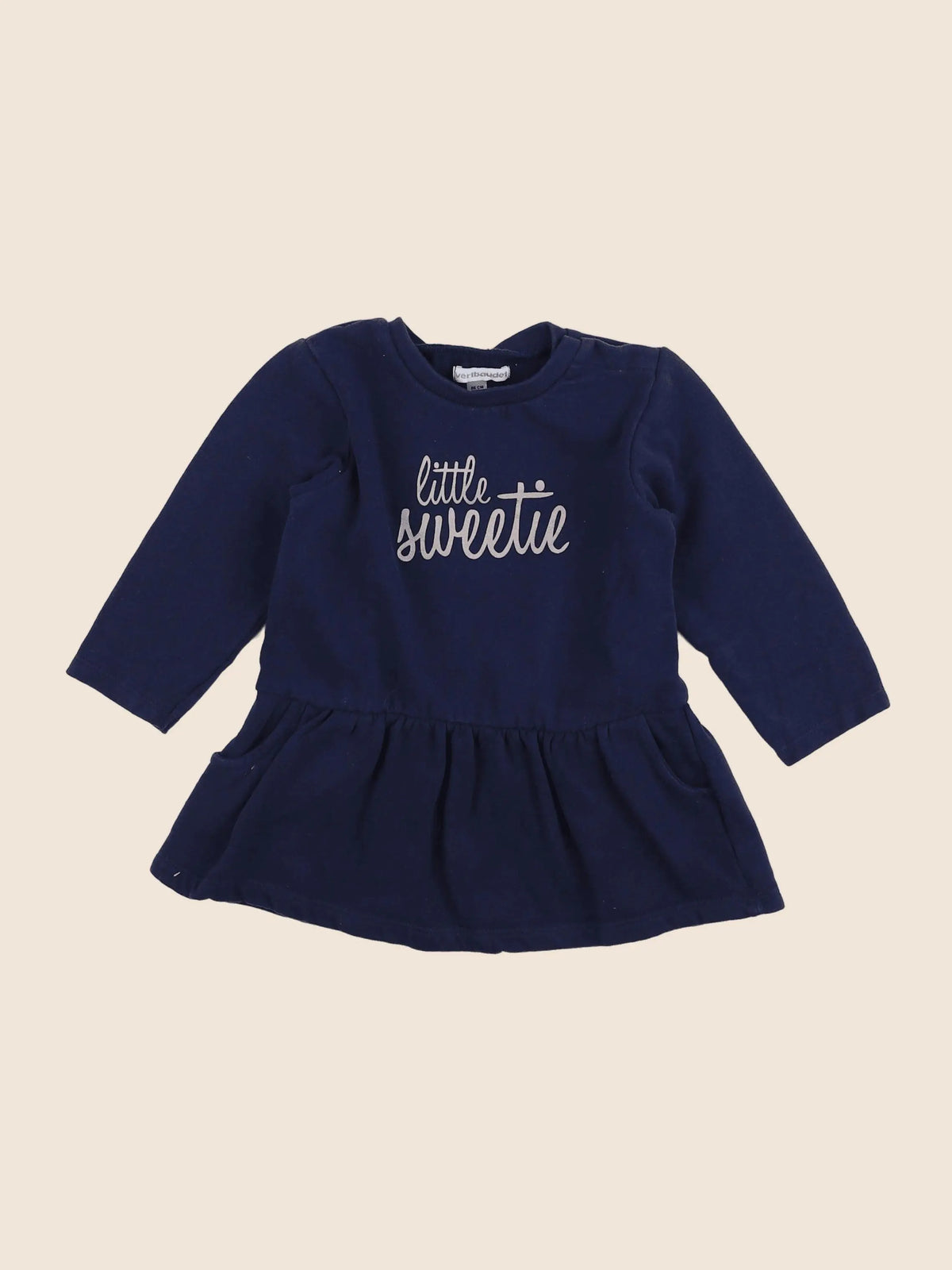 Vertbaudet - robe bleu - 2 ans