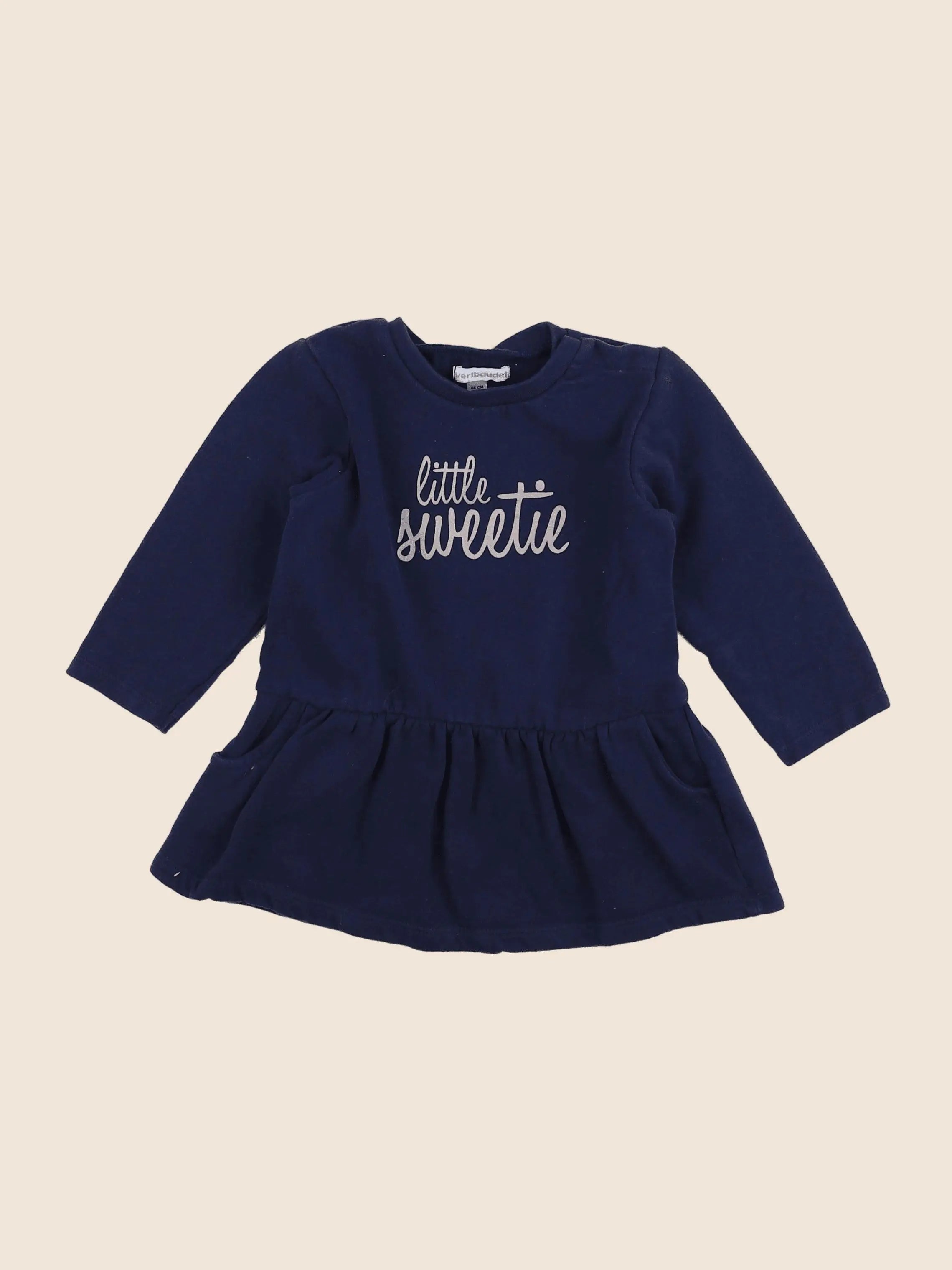 Vertbaudet - robe bleu - 2 ans