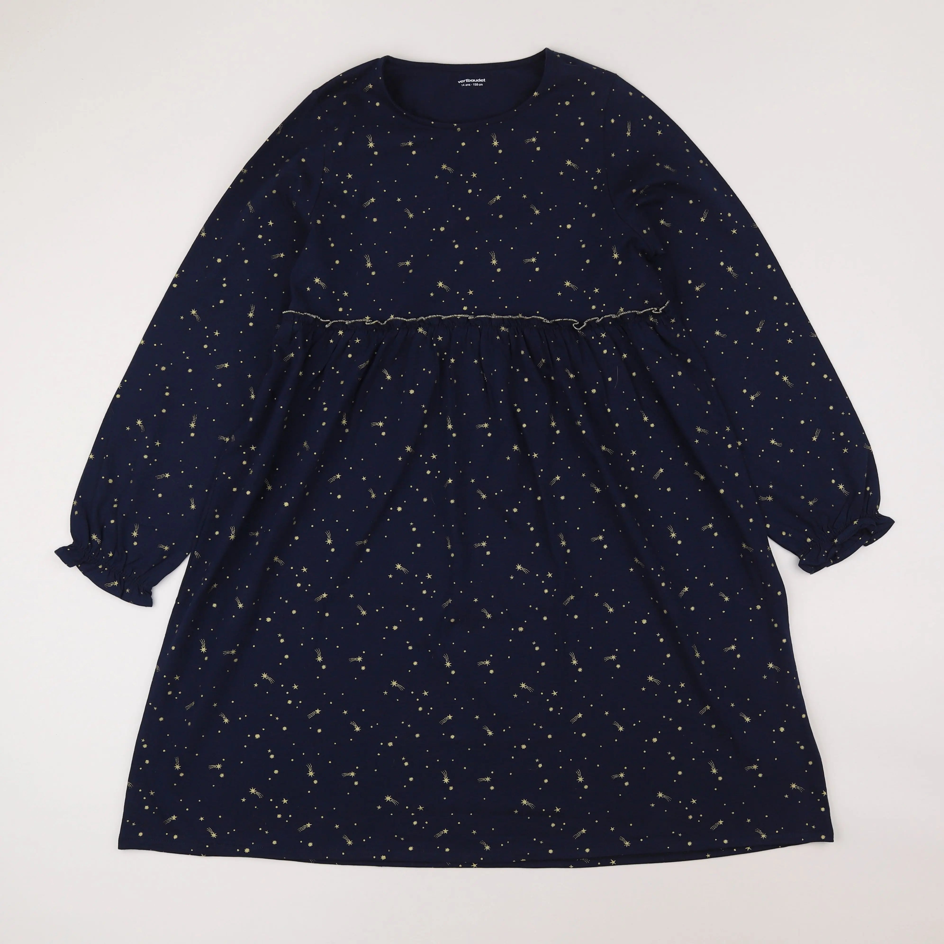 Vertbaudet - robe bleu - 14 ans