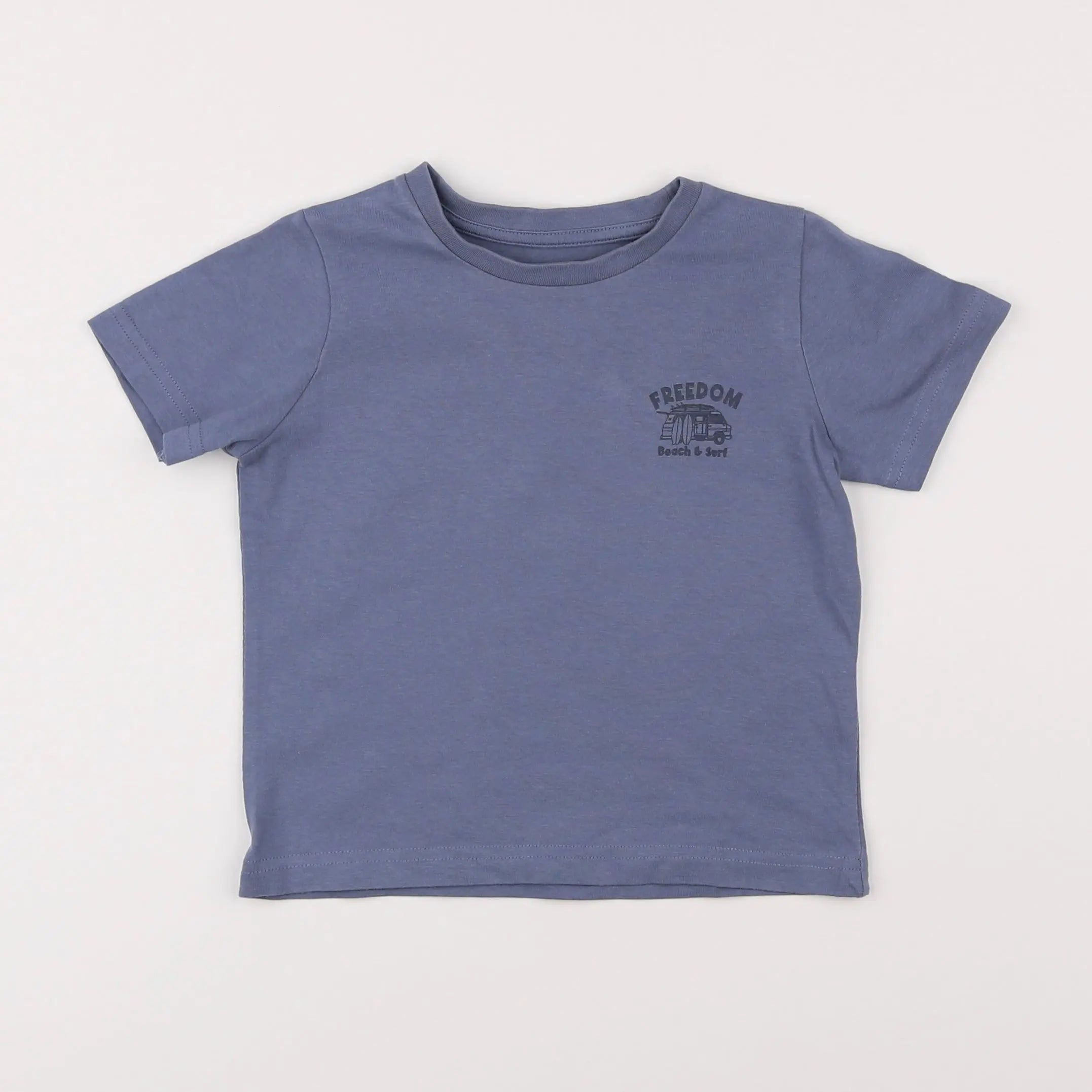 Vertbaudet - tee-shirt bleu - 3 mois