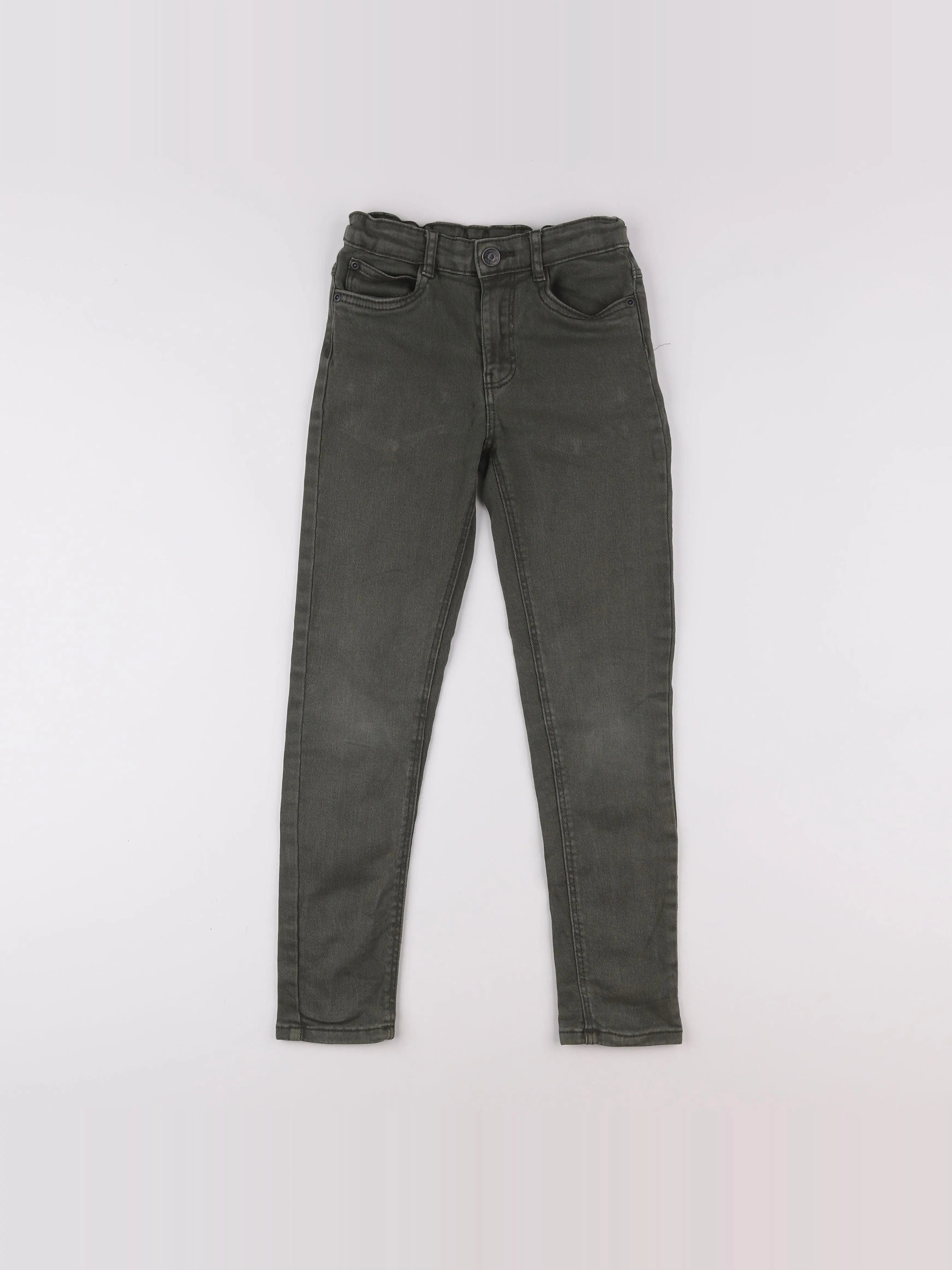 Vertbaudet - pantalon vert - 9 ans