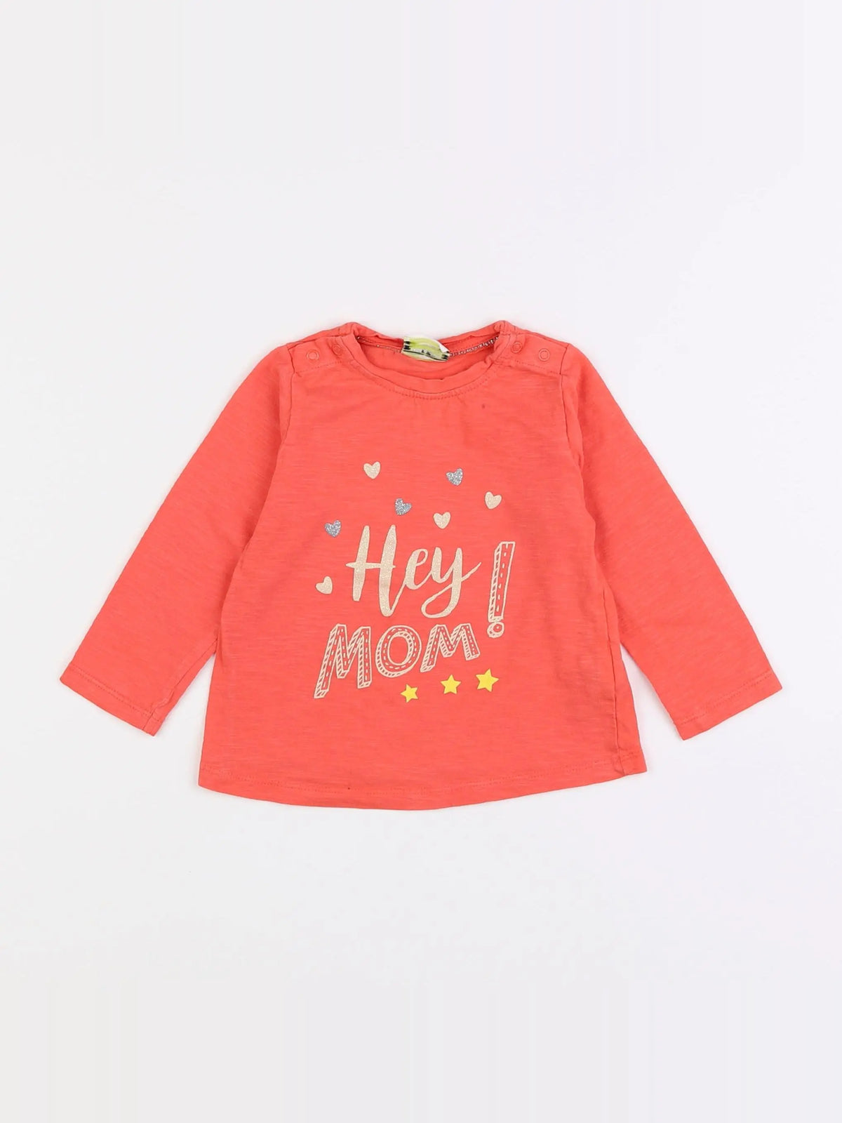 Tape à l'oeil - tee-shirt orange, or - 18 mois