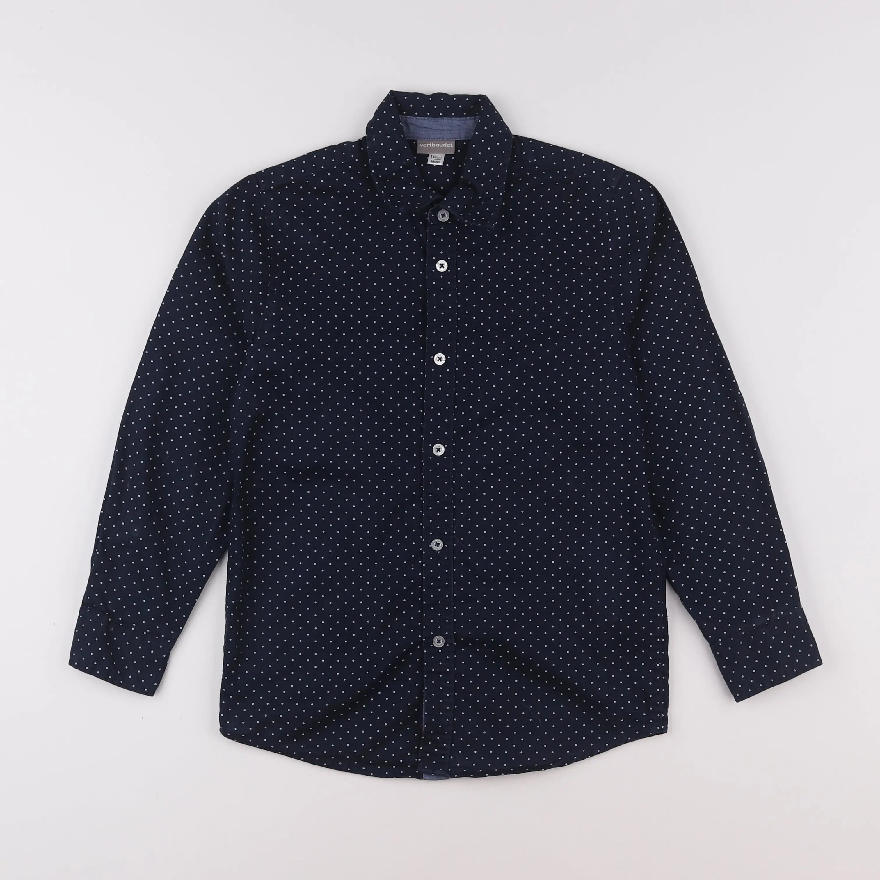 Vertbaudet - chemise bleu - 10 ans