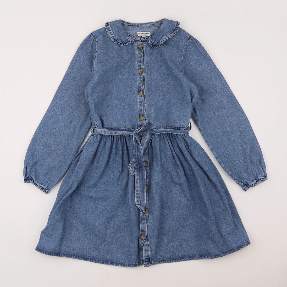 Vertbaudet - robe bleu - 10 ans