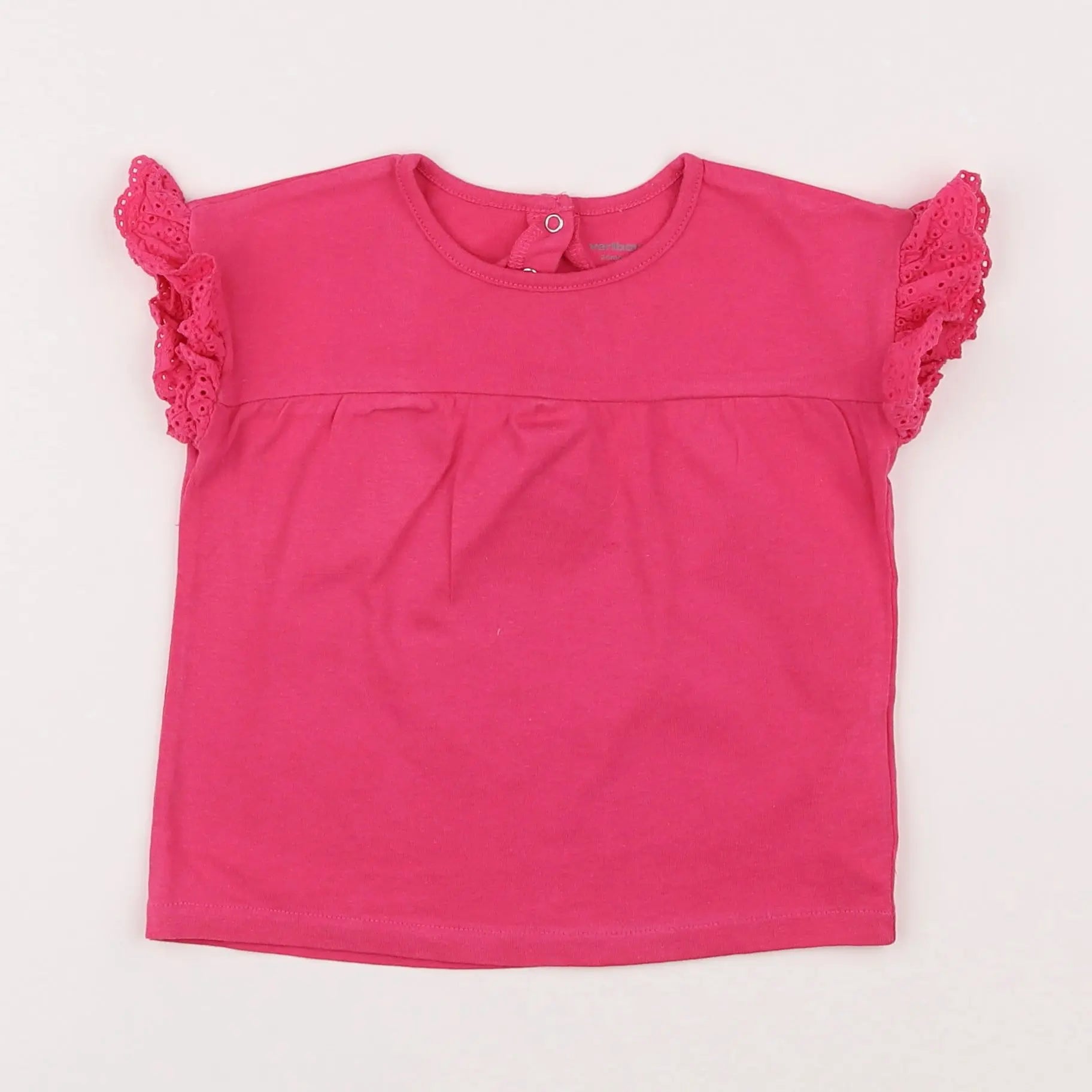 Vertbaudet - tee-shirt rose - 2 ans