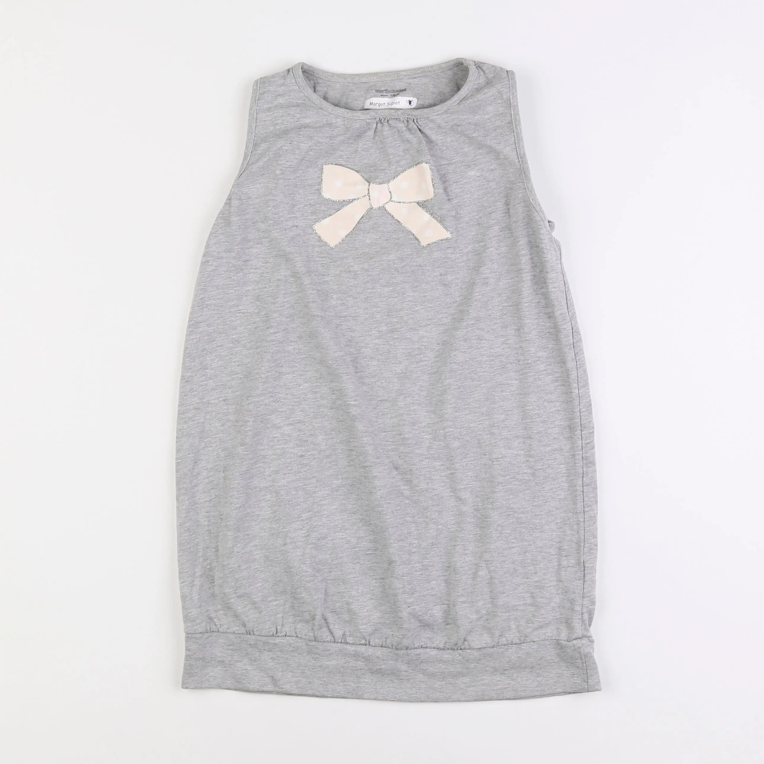 Vertbaudet - robe gris - 8 ans