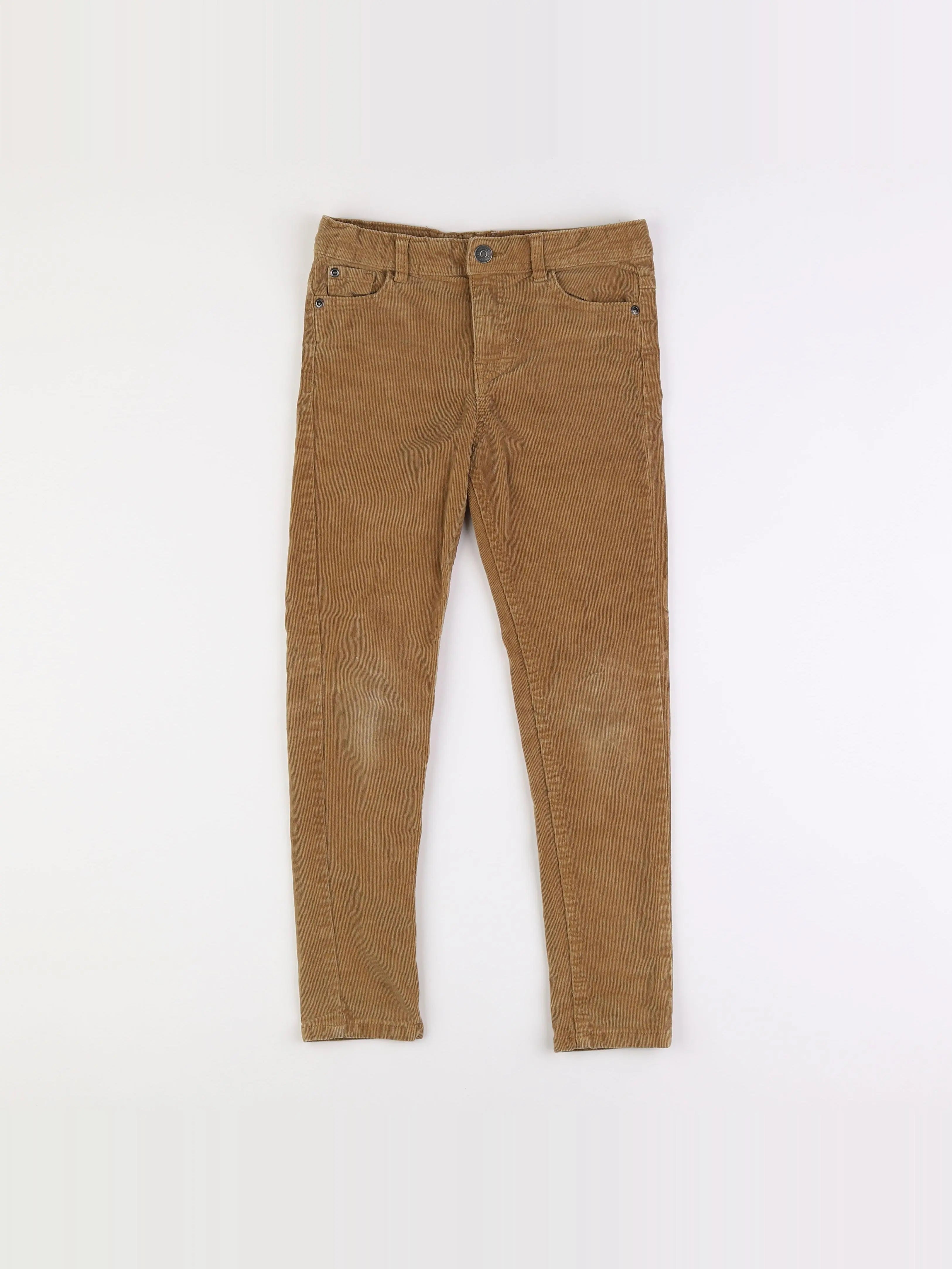 Vertbaudet - pantalon marron - 8 ans