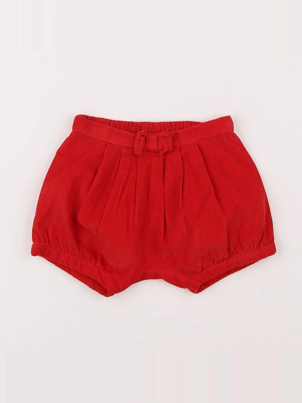 Jacadi - short doublé rouge - 6 mois