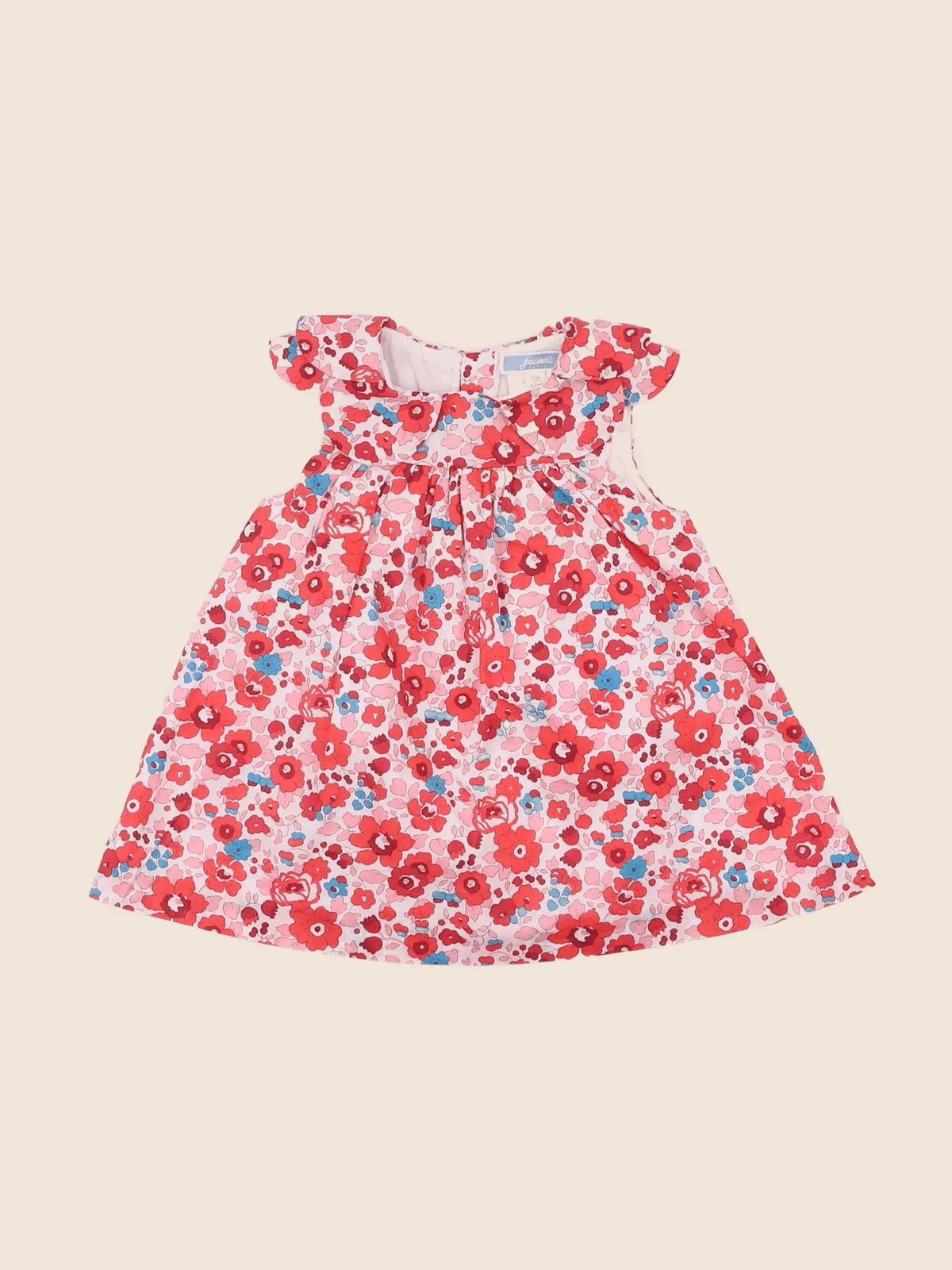 Jacadi - robe liberty multicolore - 6 mois