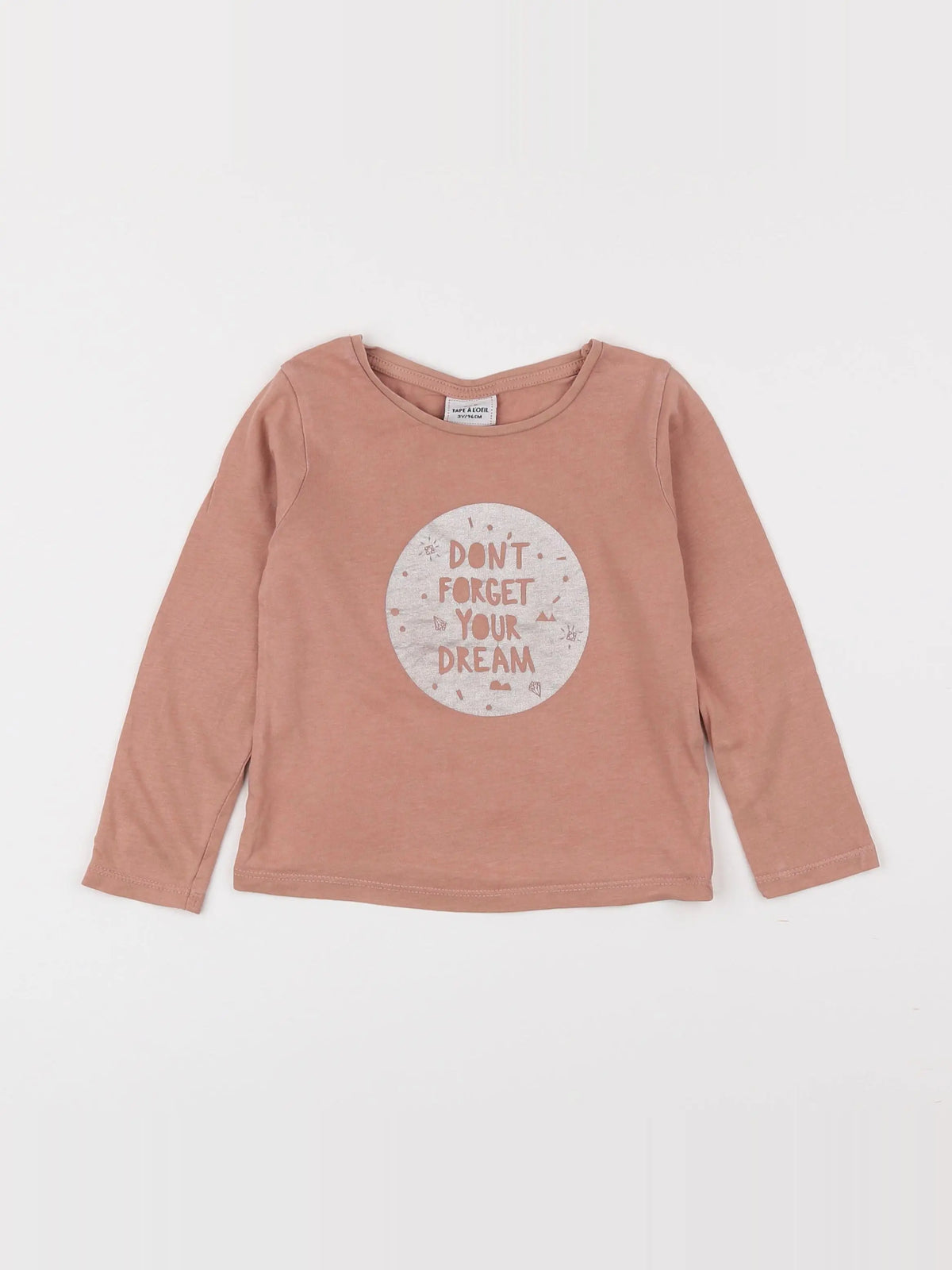 Tape à l'oeil - tee-shirt rose - 3 ans