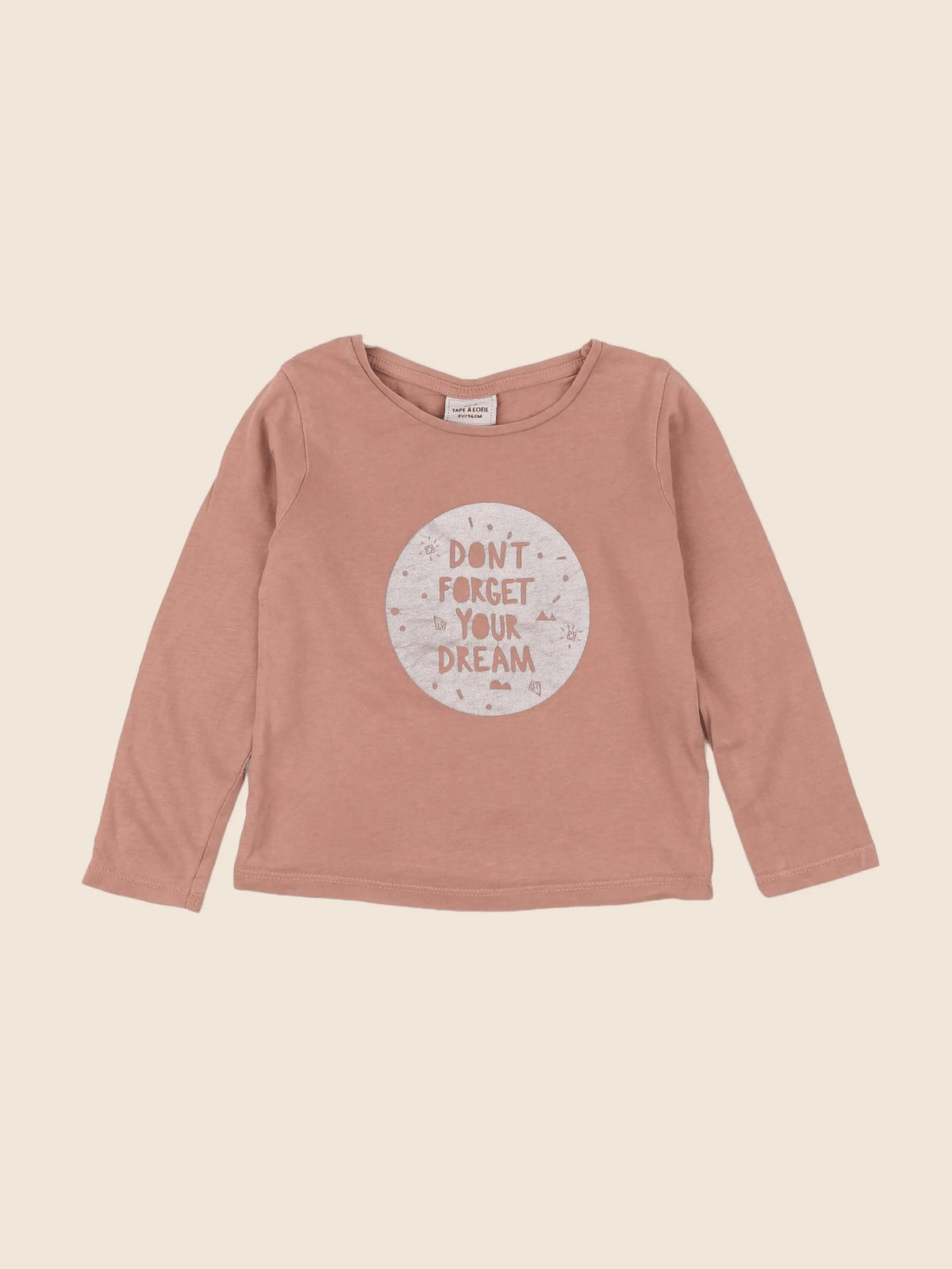 Tape à l'oeil - tee-shirt rose - 3 ans