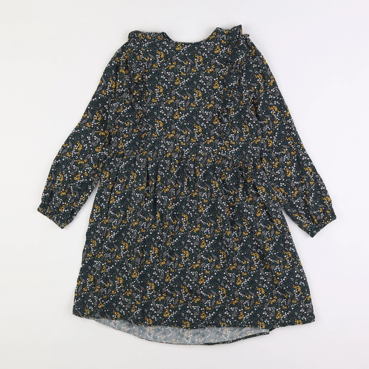 Vertbaudet - robe vert - 10 ans