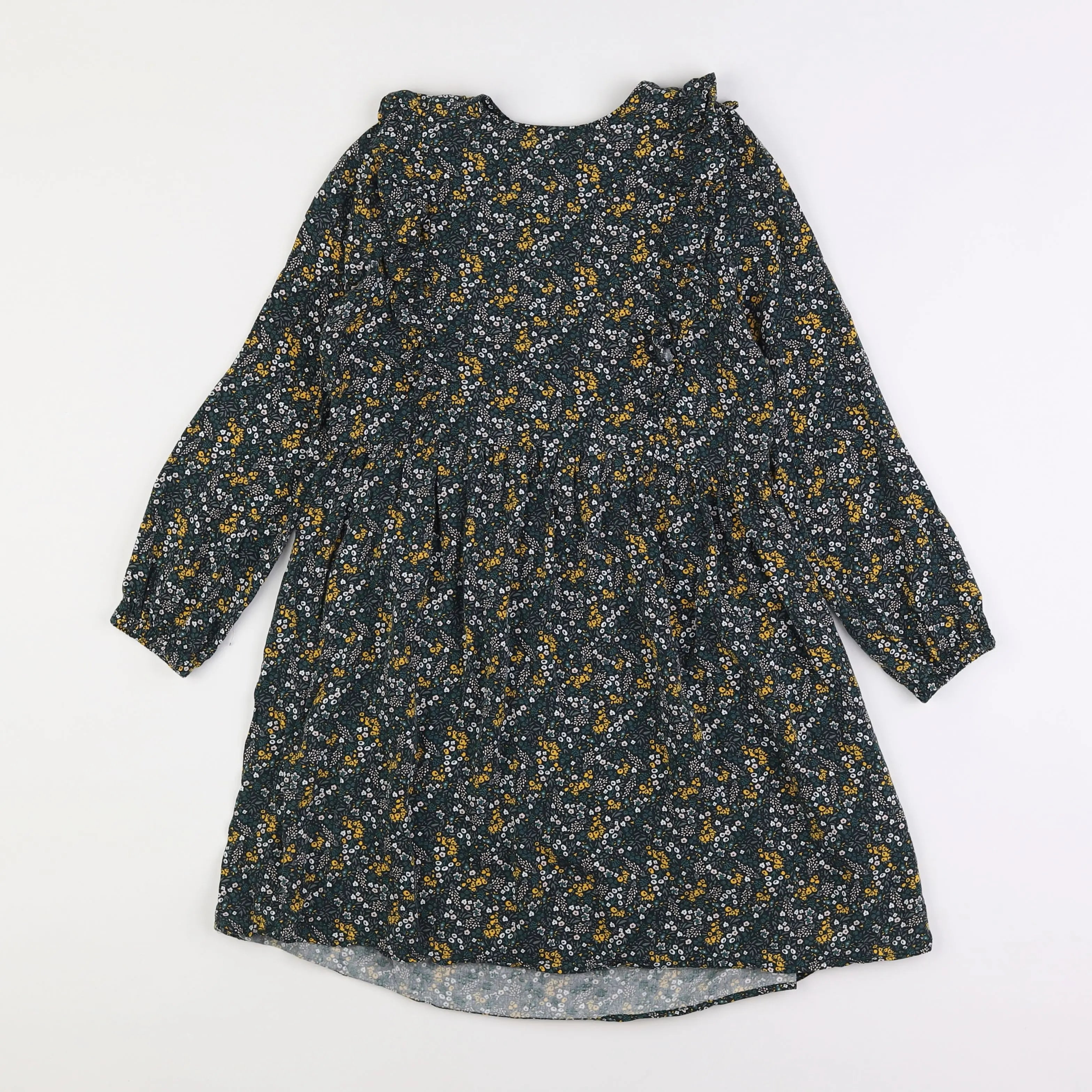 Vertbaudet - robe vert - 10 ans