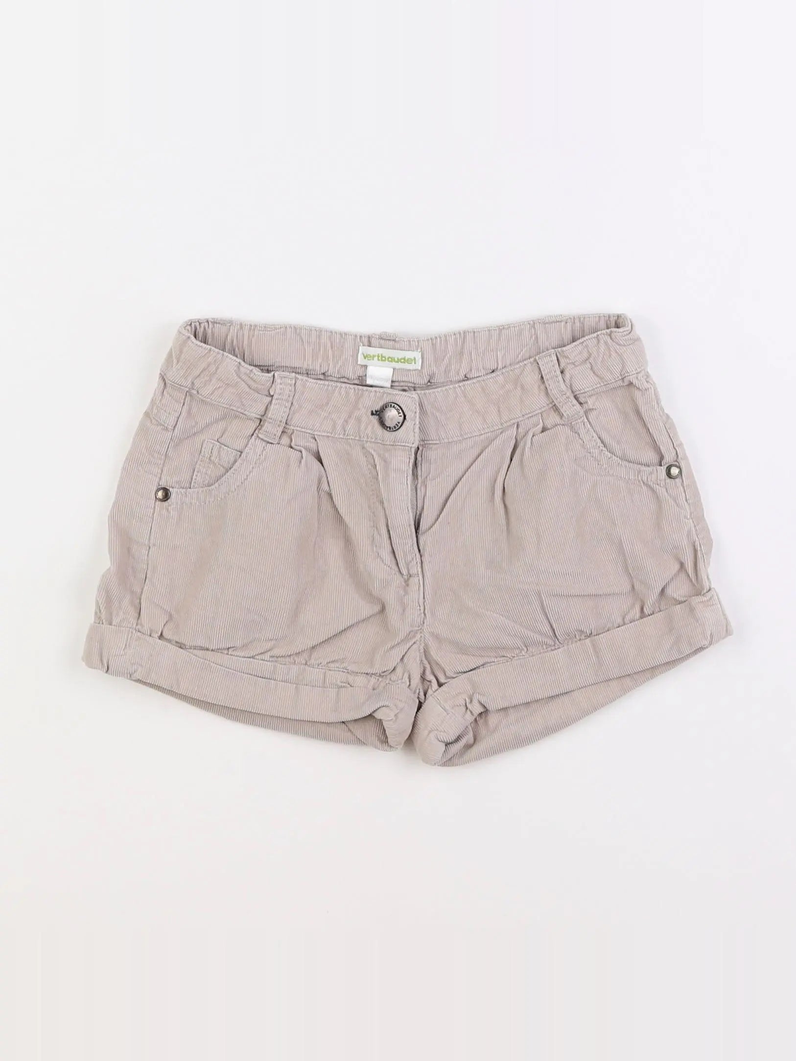 Vertbaudet - short beige - 4 ans
