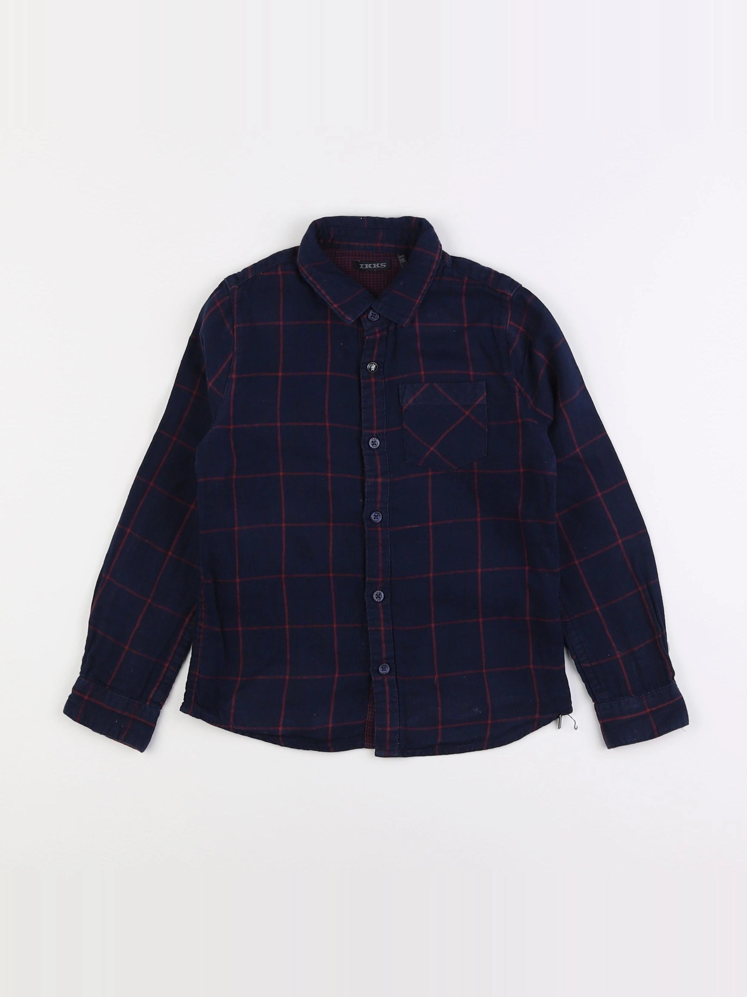 IKKS - chemise bleu - 6 ans