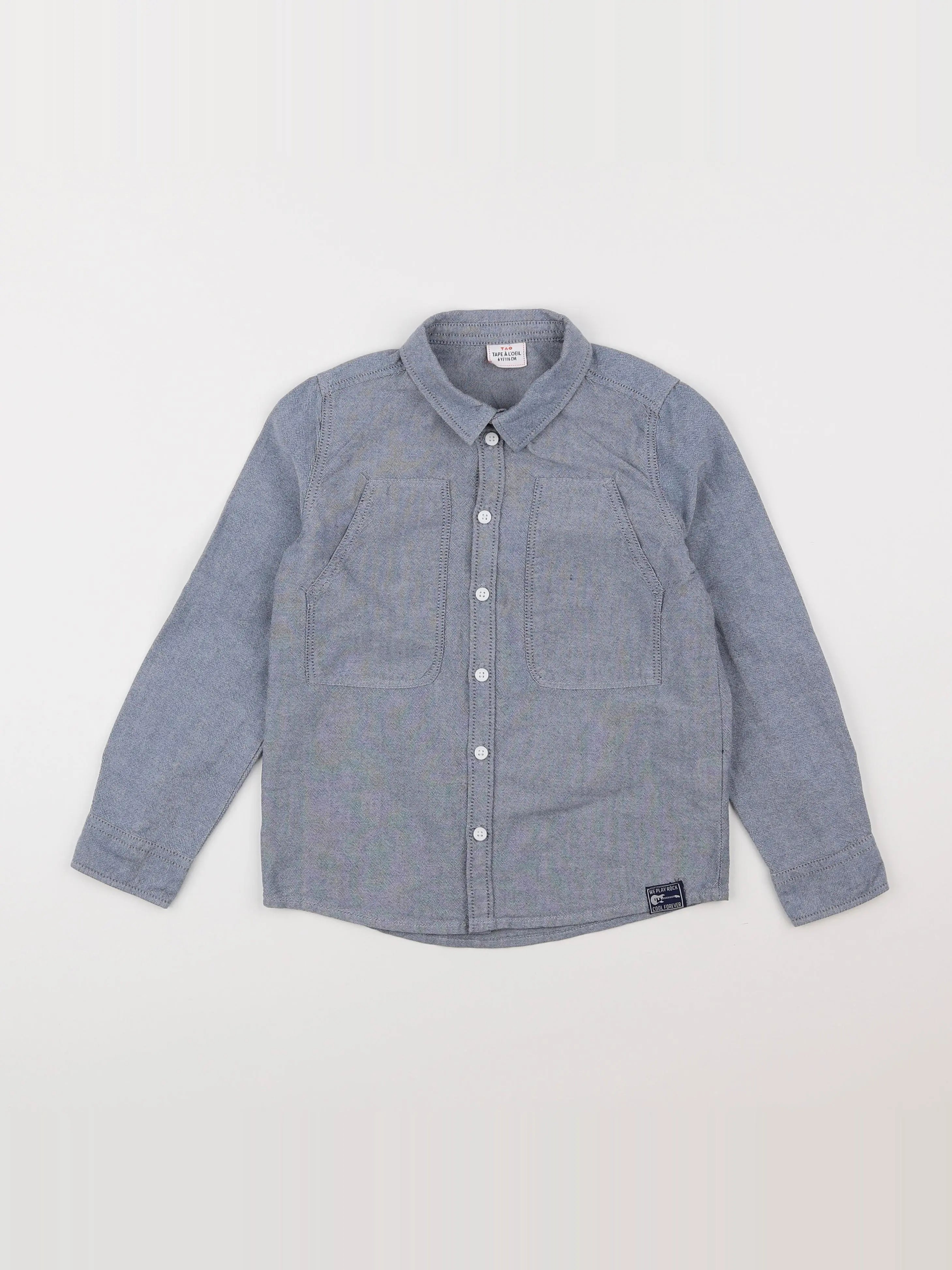Tape à l'oeil - chemise gris - 6 ans