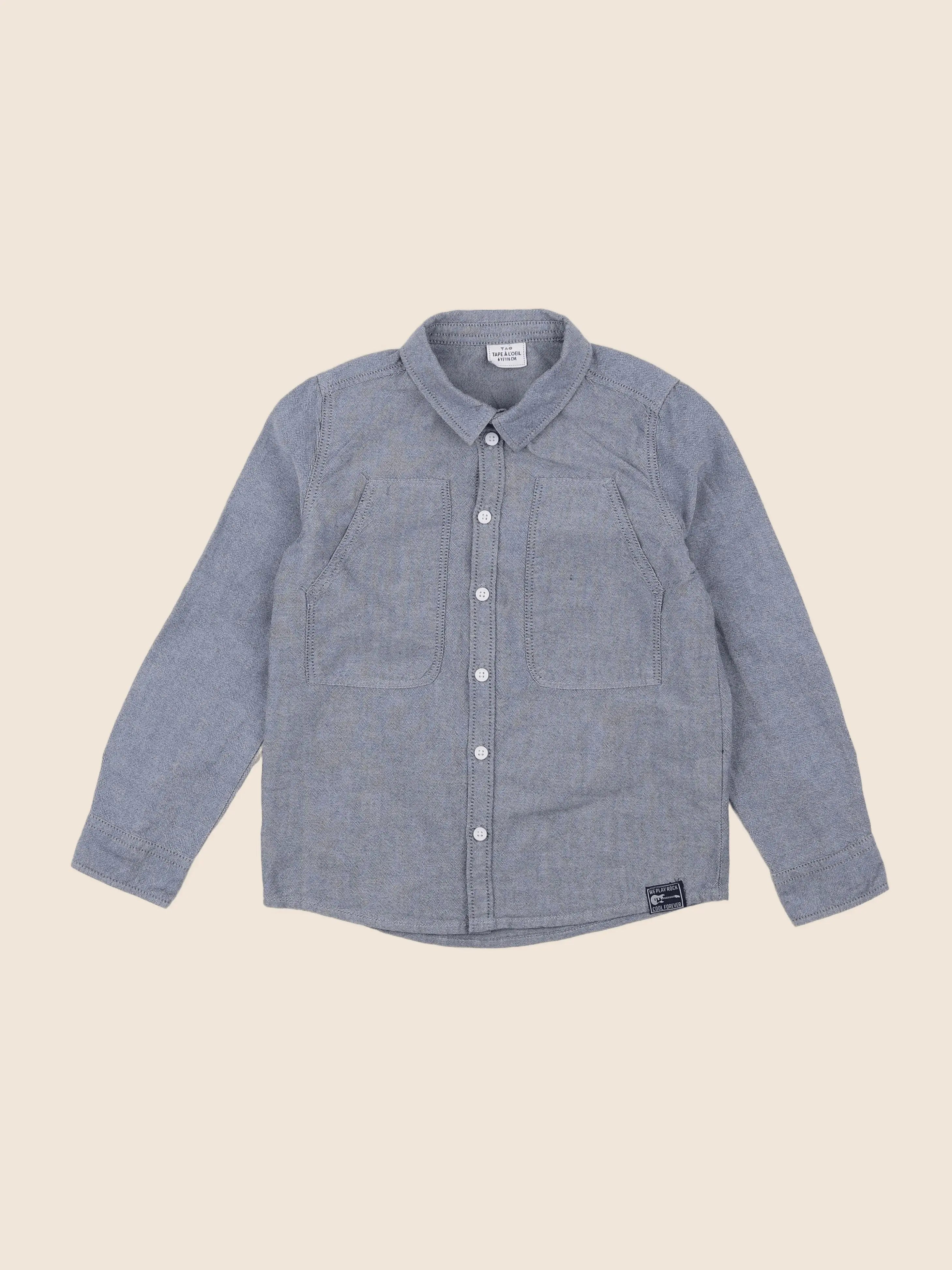 Tape à l'oeil - chemise gris - 6 ans