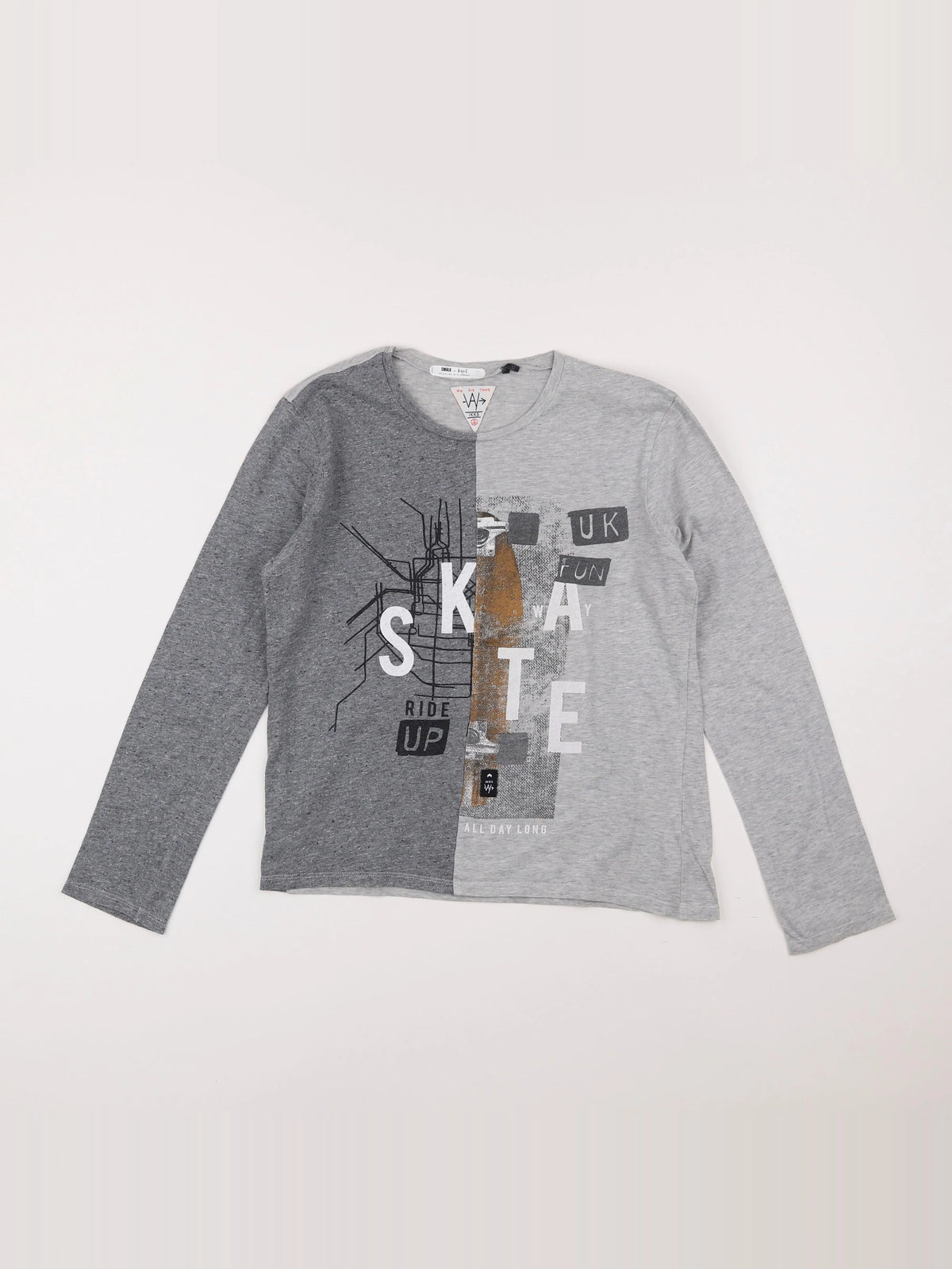 IKKS - tee-shirt gris - 12 ans