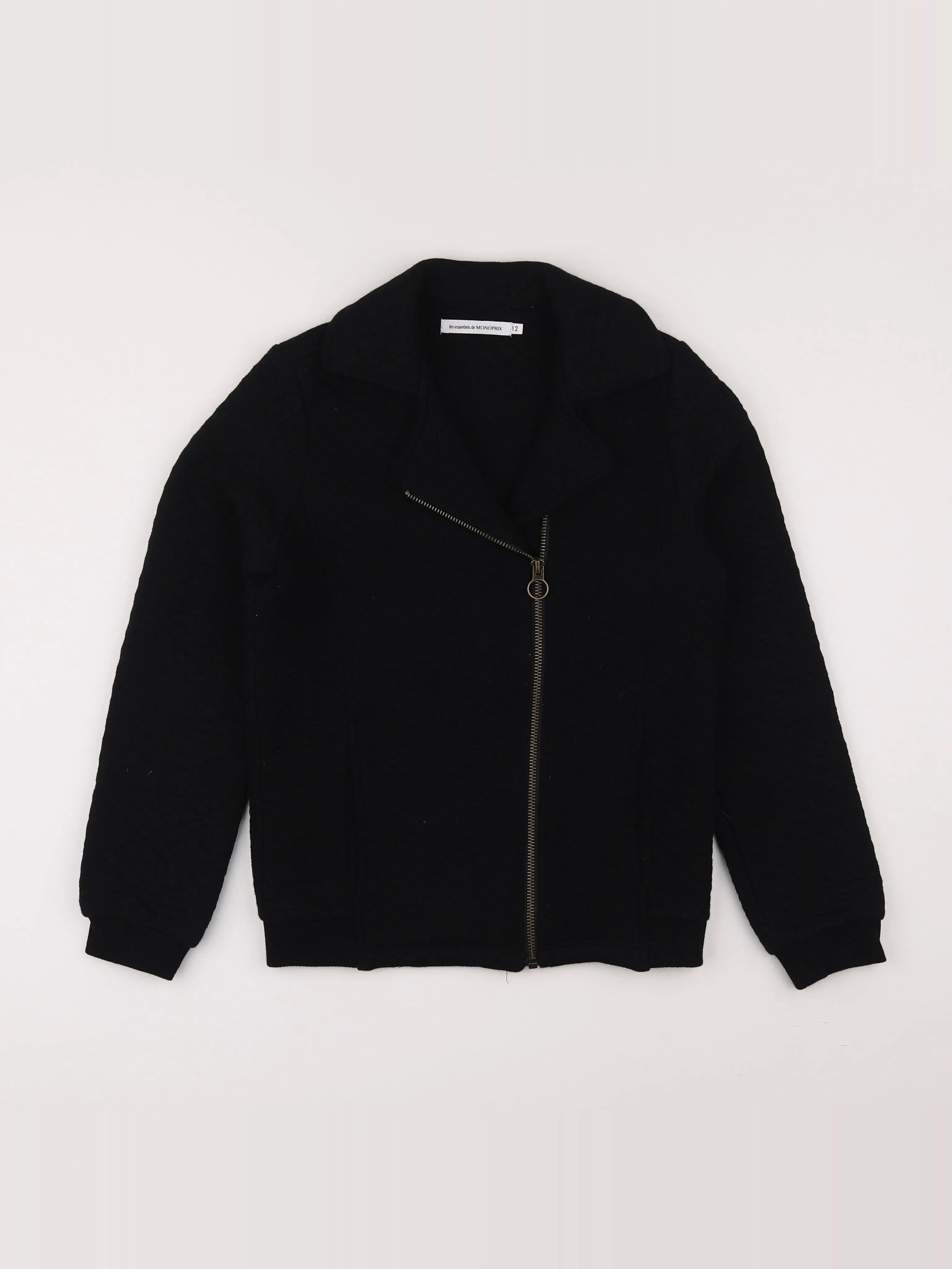 Monoprix - veste noir - 12 ans