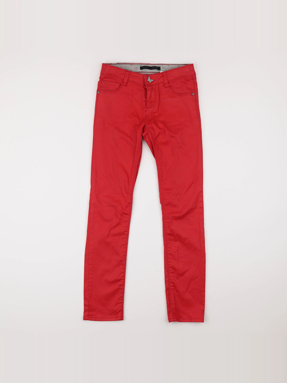 IKKS - pantalon rouge - 10 ans