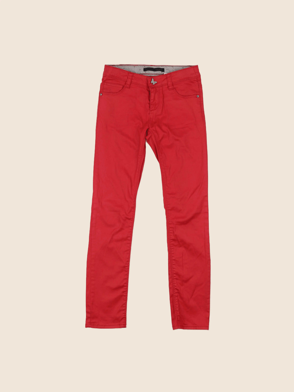 IKKS - pantalon rouge - 10 ans