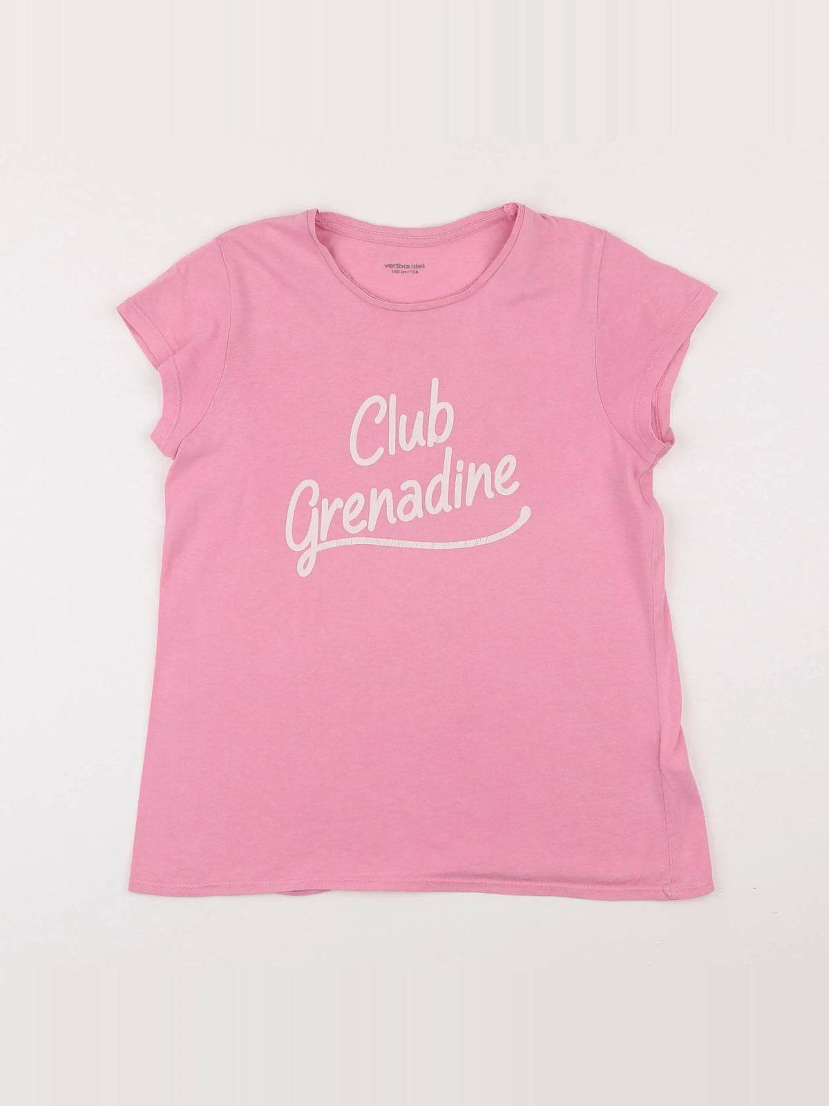 Vertbaudet - tee-shirt rose - 10 ans