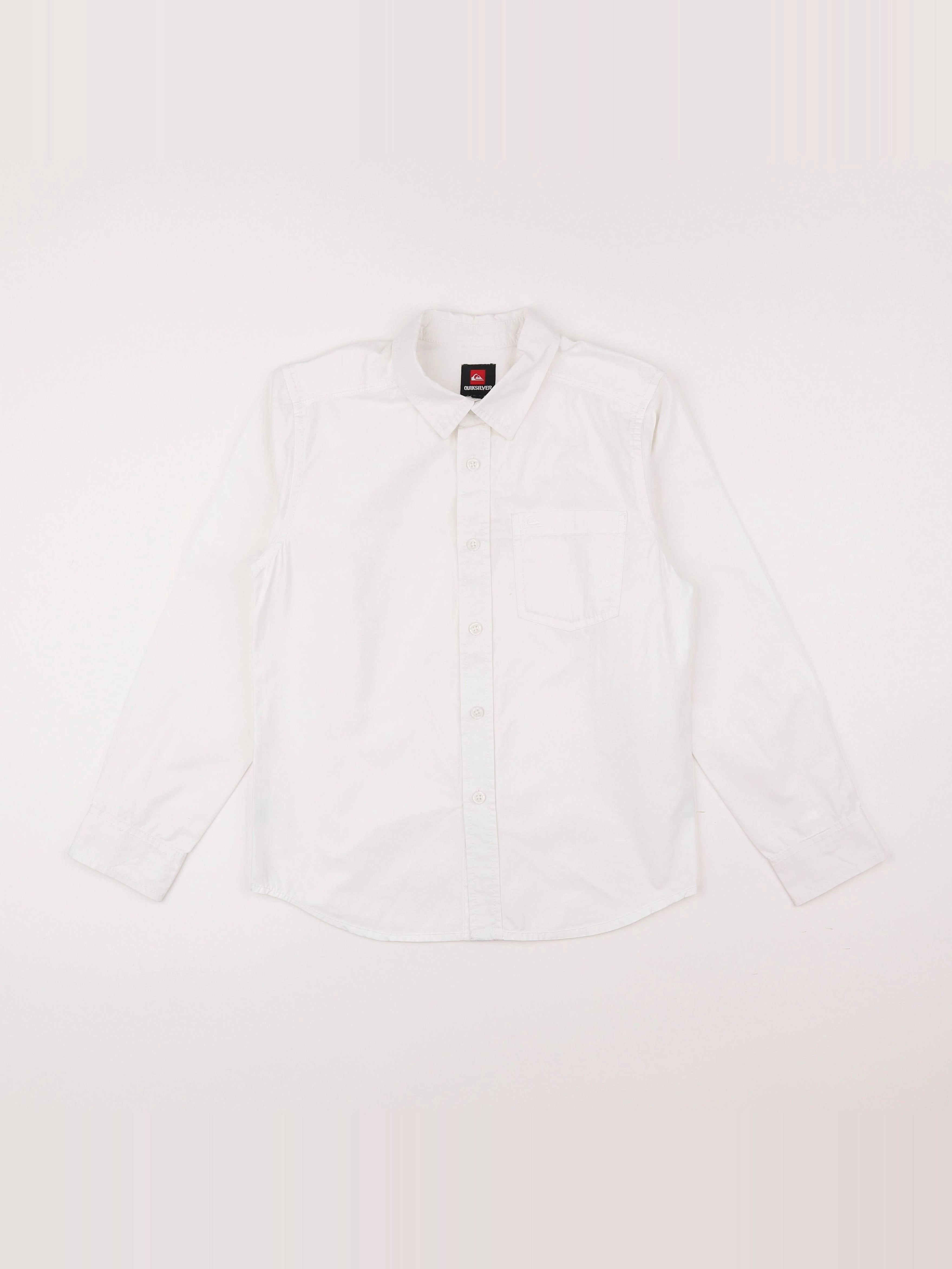 Quiksilver - chemise blanc - 9/10 ans
