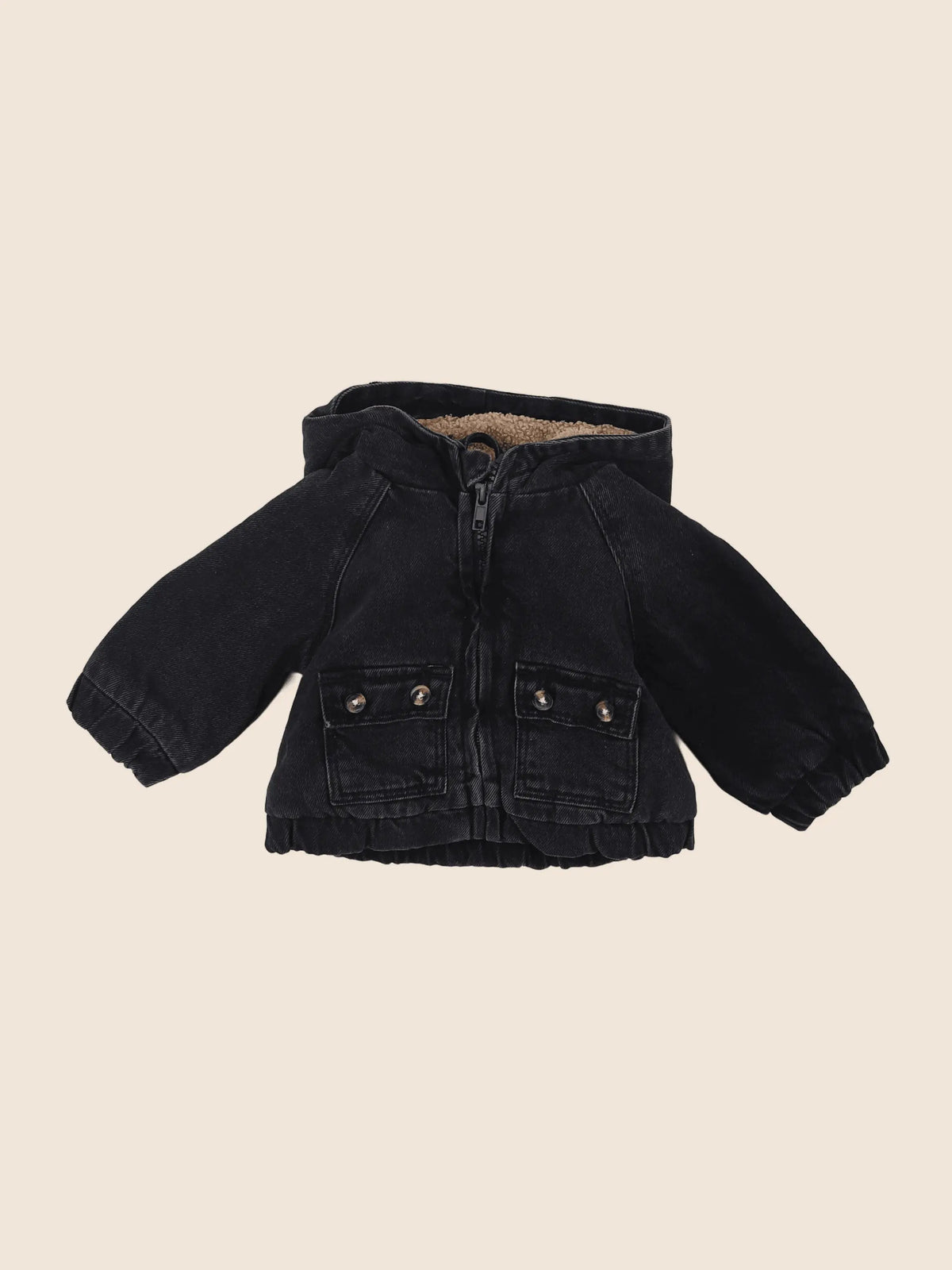 Vertbaudet - veste noir - 3 mois