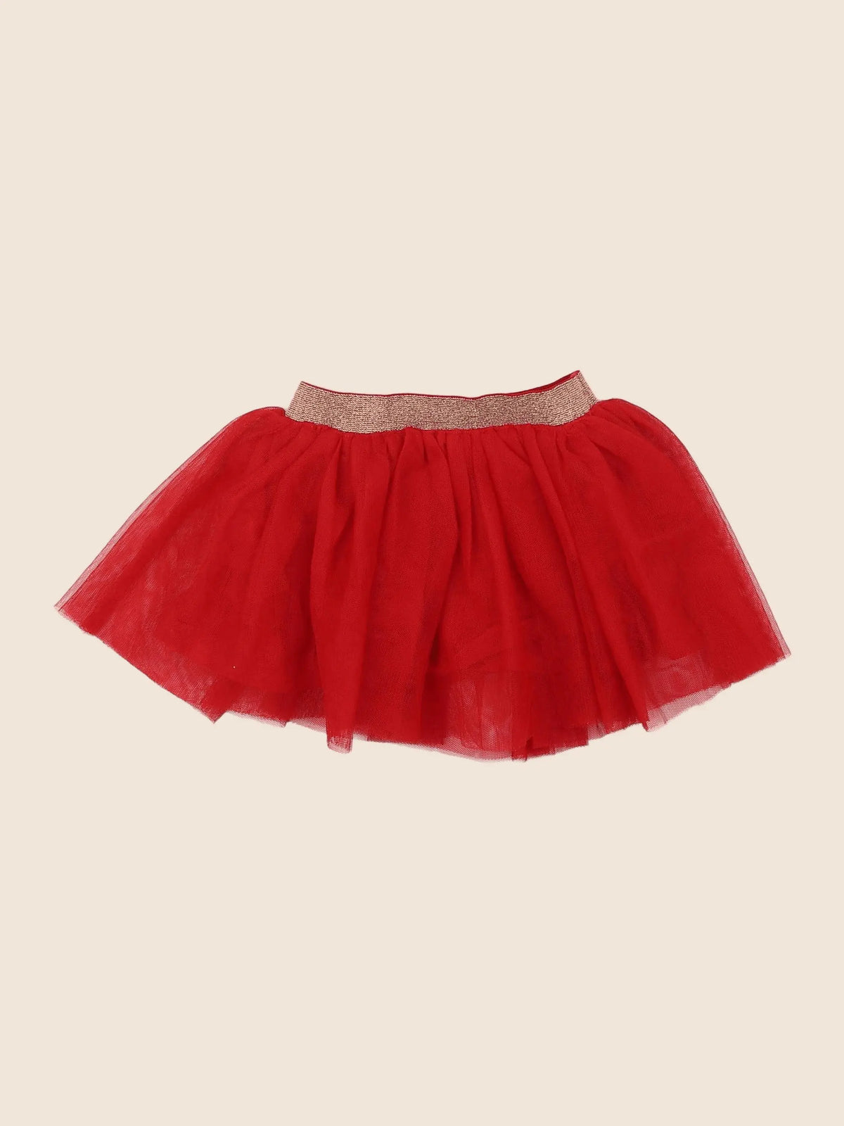 Vertbaudet - jupe rouge - 12 mois