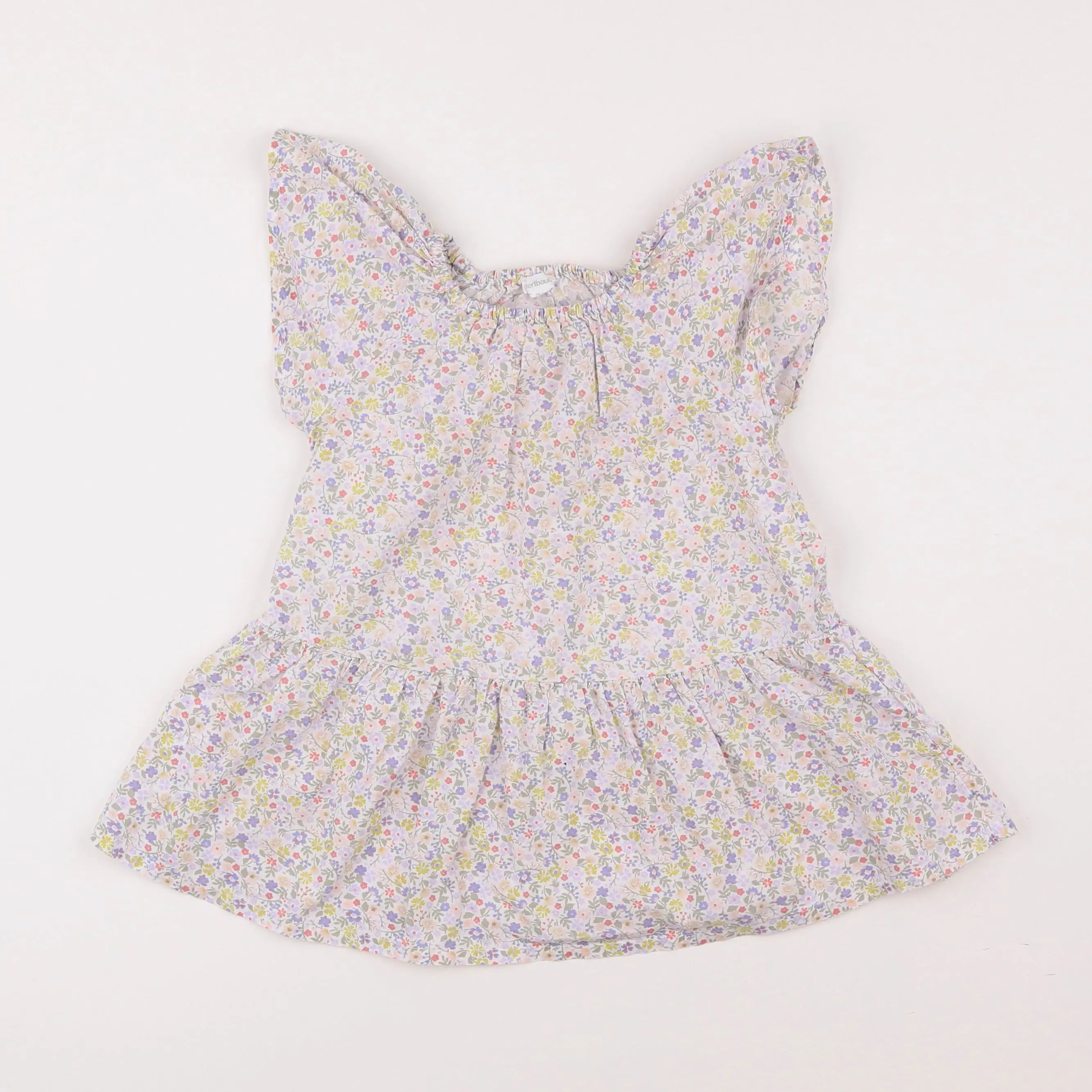 Vertbaudet - robe multicolore - 2 ans