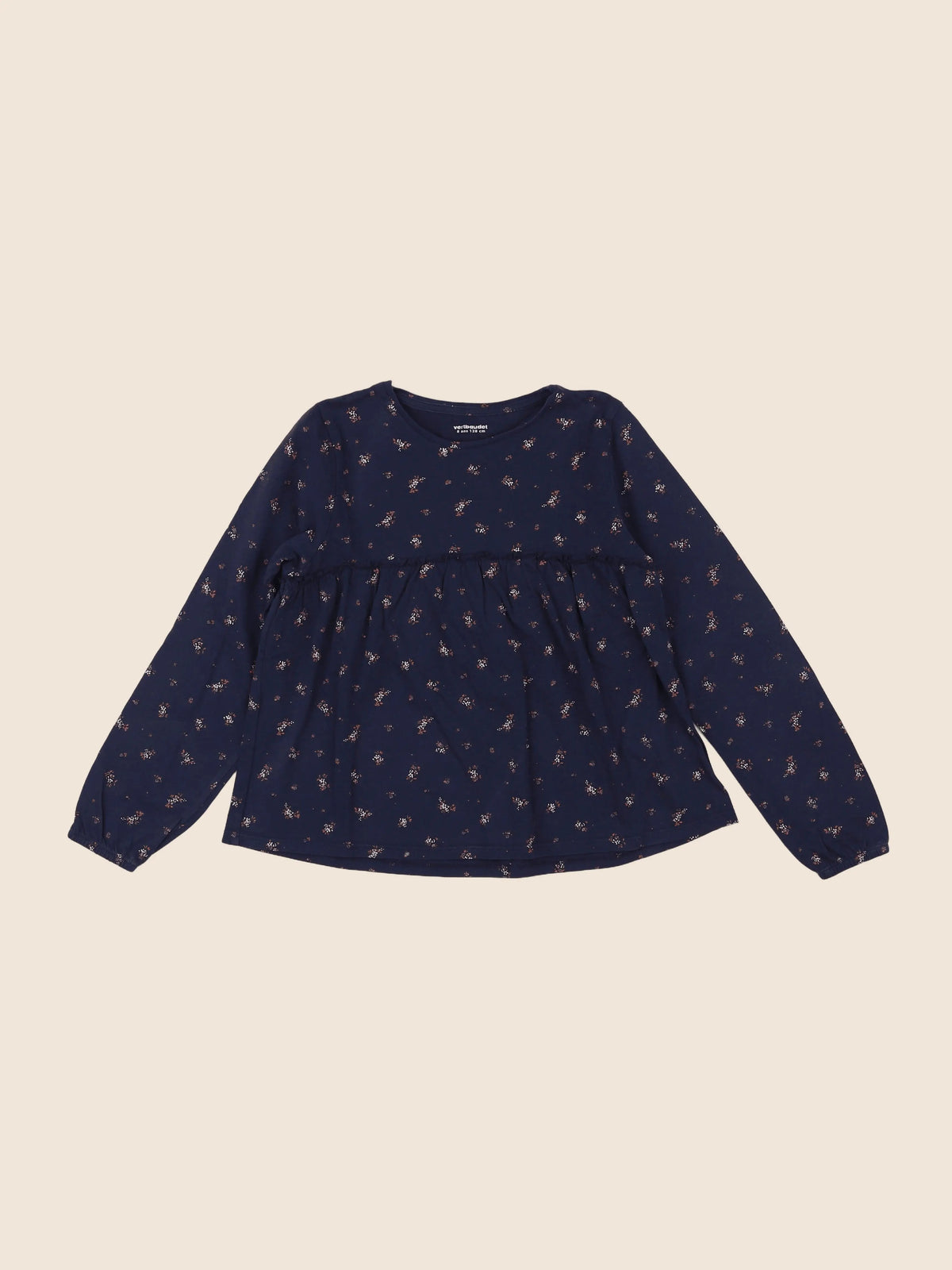 Vertbaudet - tee-shirt bleu - 8 ans