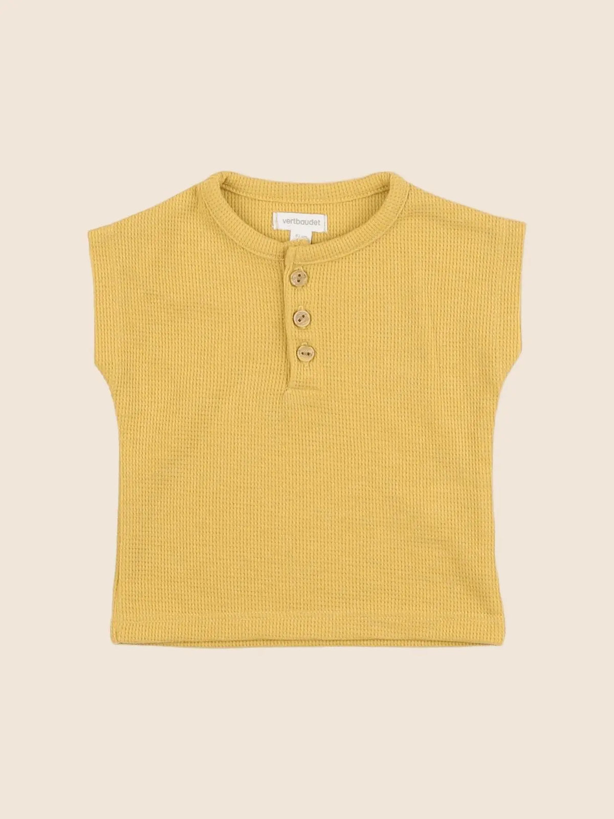 Vertbaudet - tee-shirt jaune - 6 mois