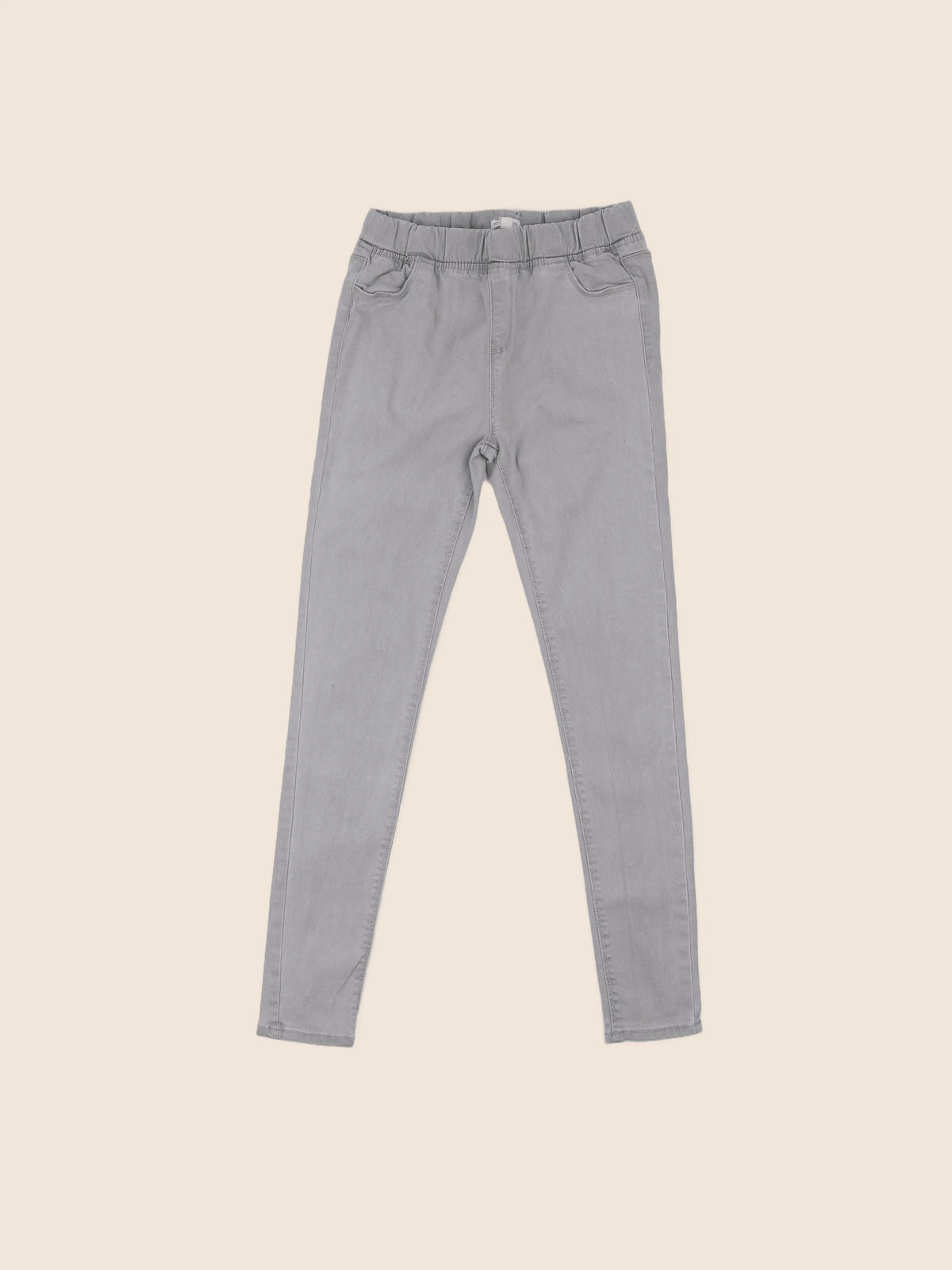 Vertbaudet - jegging gris - 12 ans