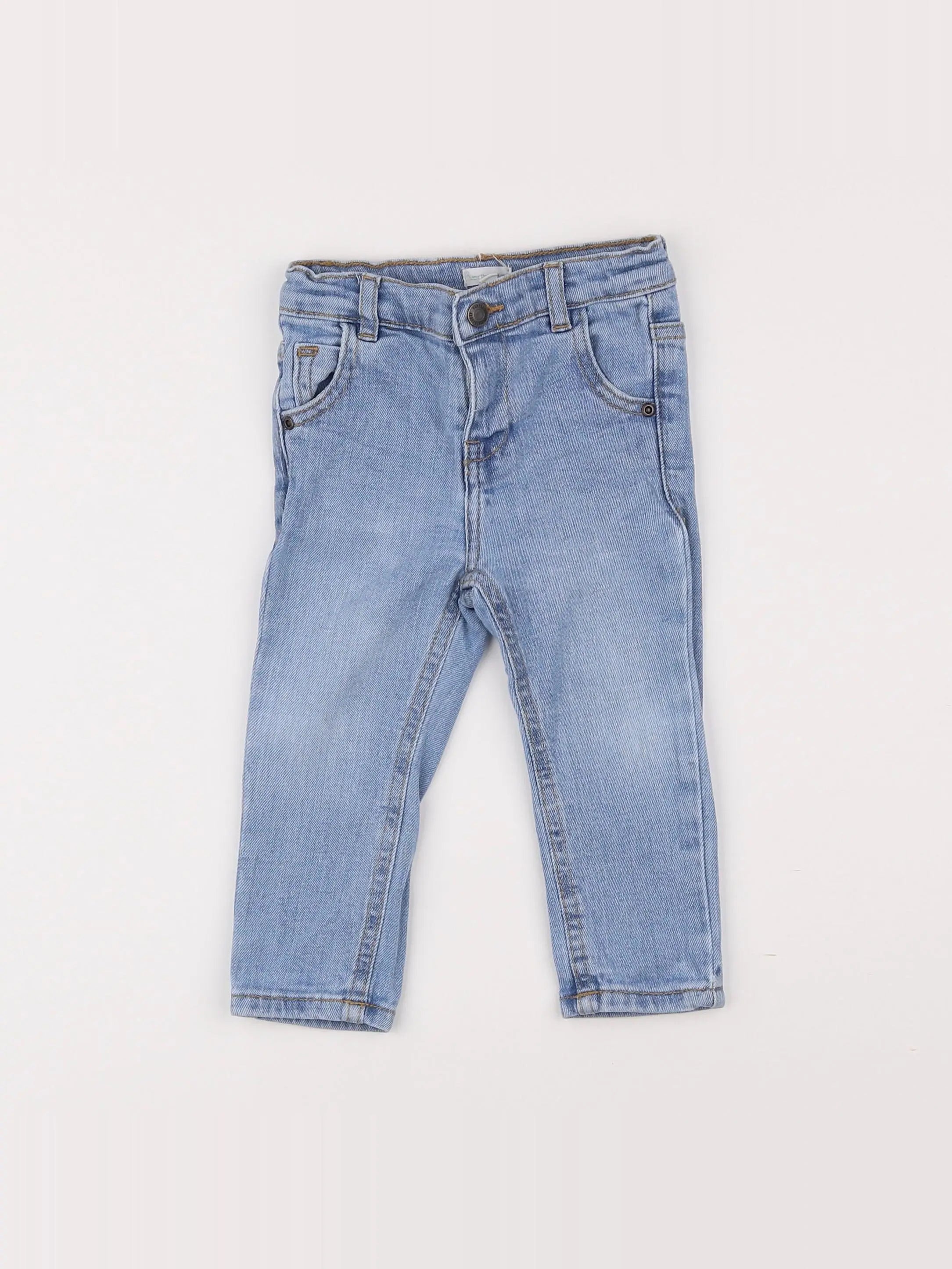 Vertbaudet - jean bleu - 12 mois