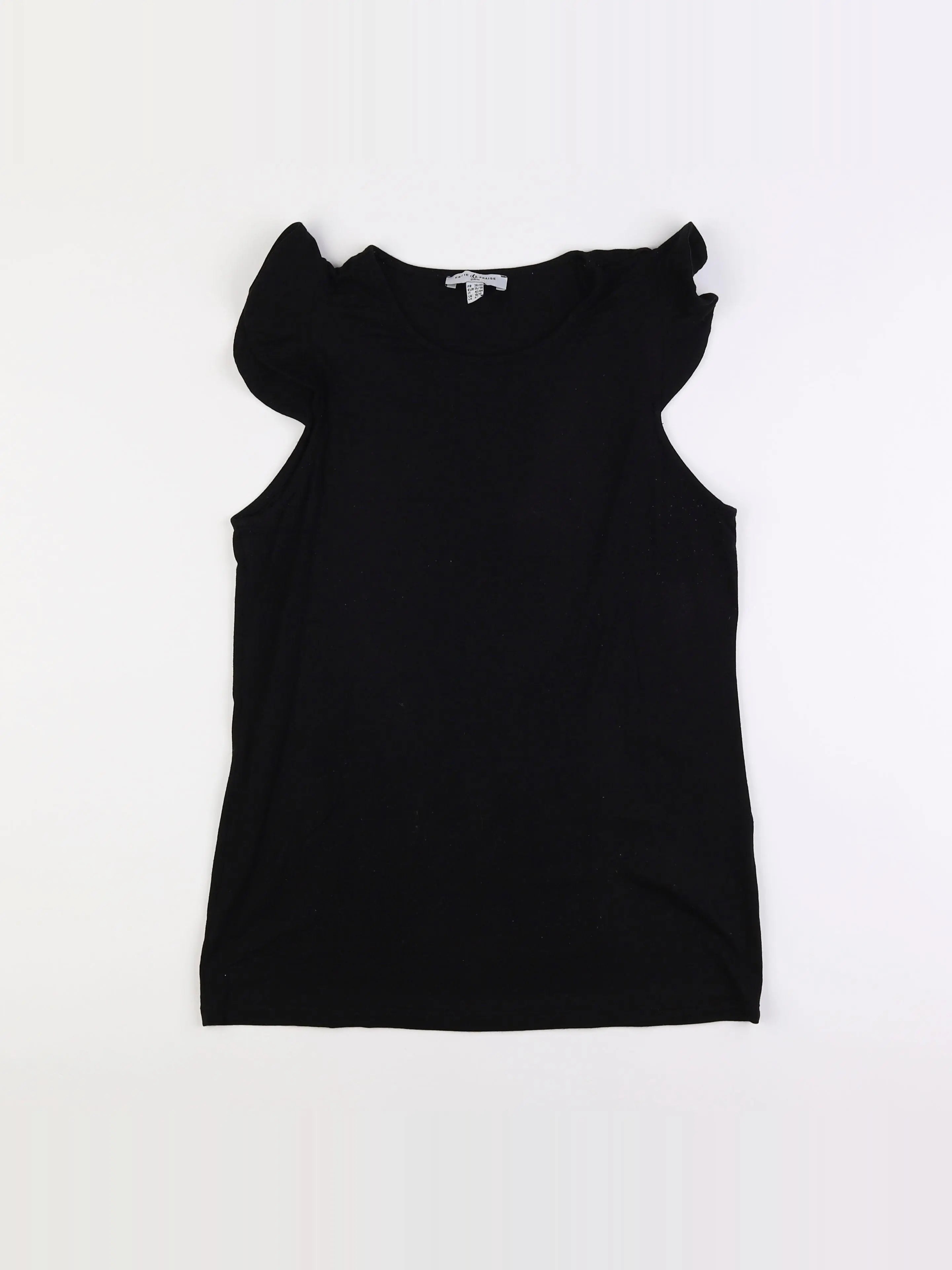 Envie de fraise - tee-shirt grossesse noir - 38 à 40