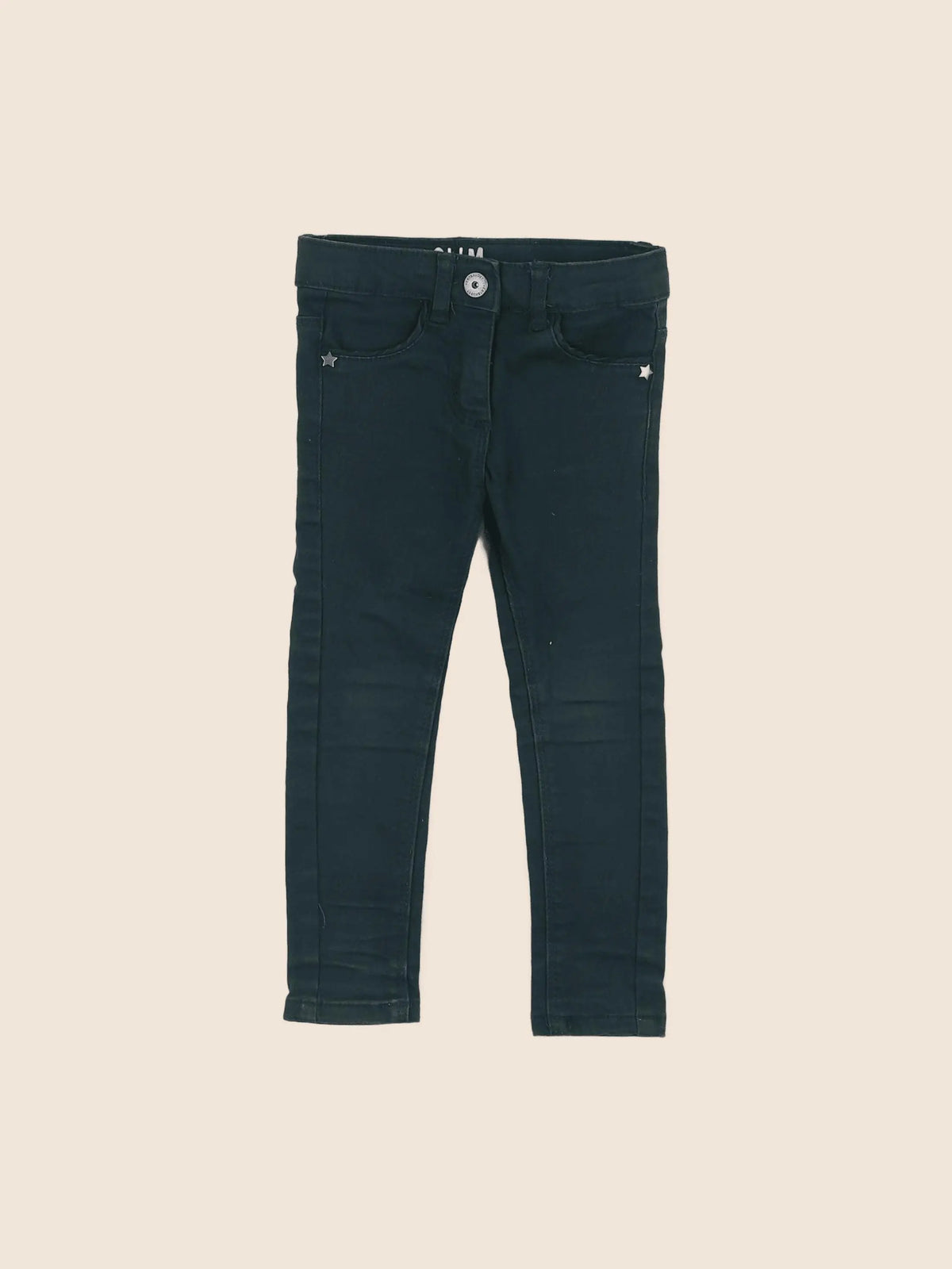 Vertbaudet - jean vert - 2 ans