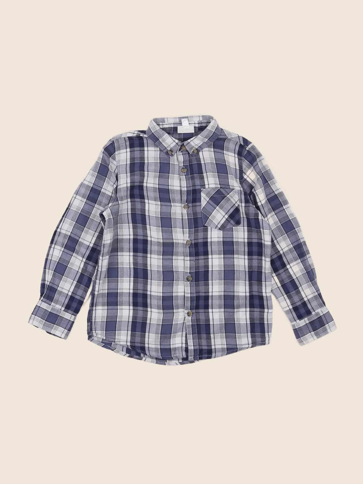 Vertbaudet - chemise bleu - 8 ans