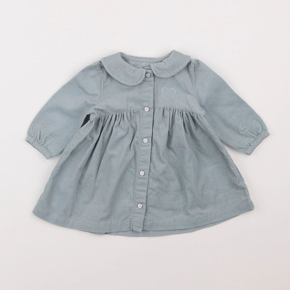 Vertbaudet - robe gris - 3 mois