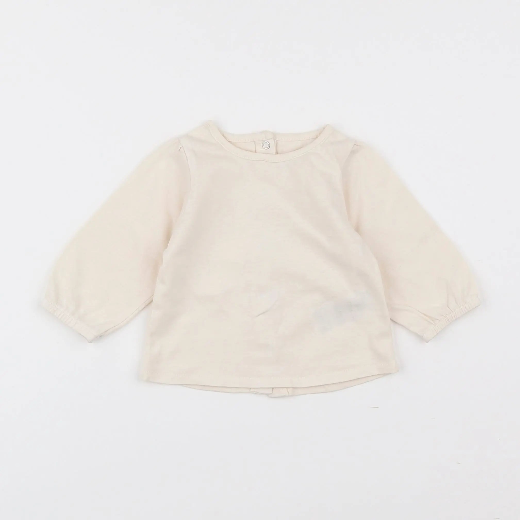 Vertbaudet - tee-shirt beige - 3 mois