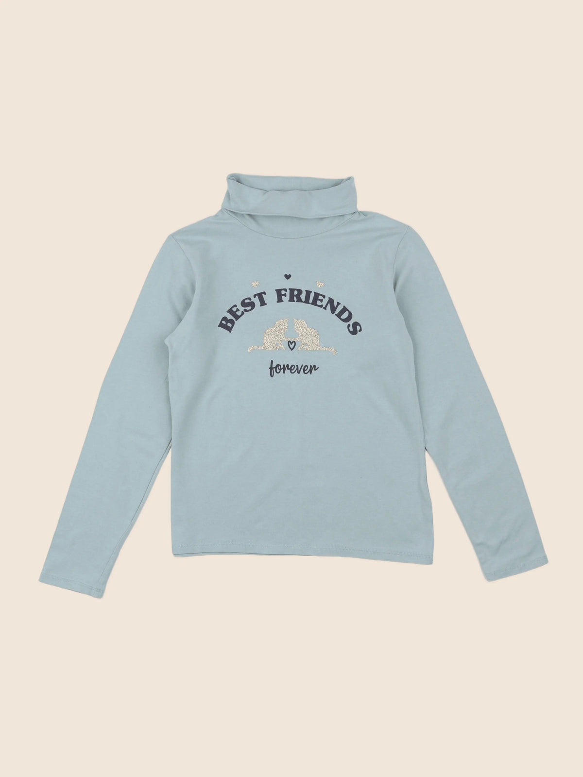 Vertbaudet - sous-pull bleu - 10 ans