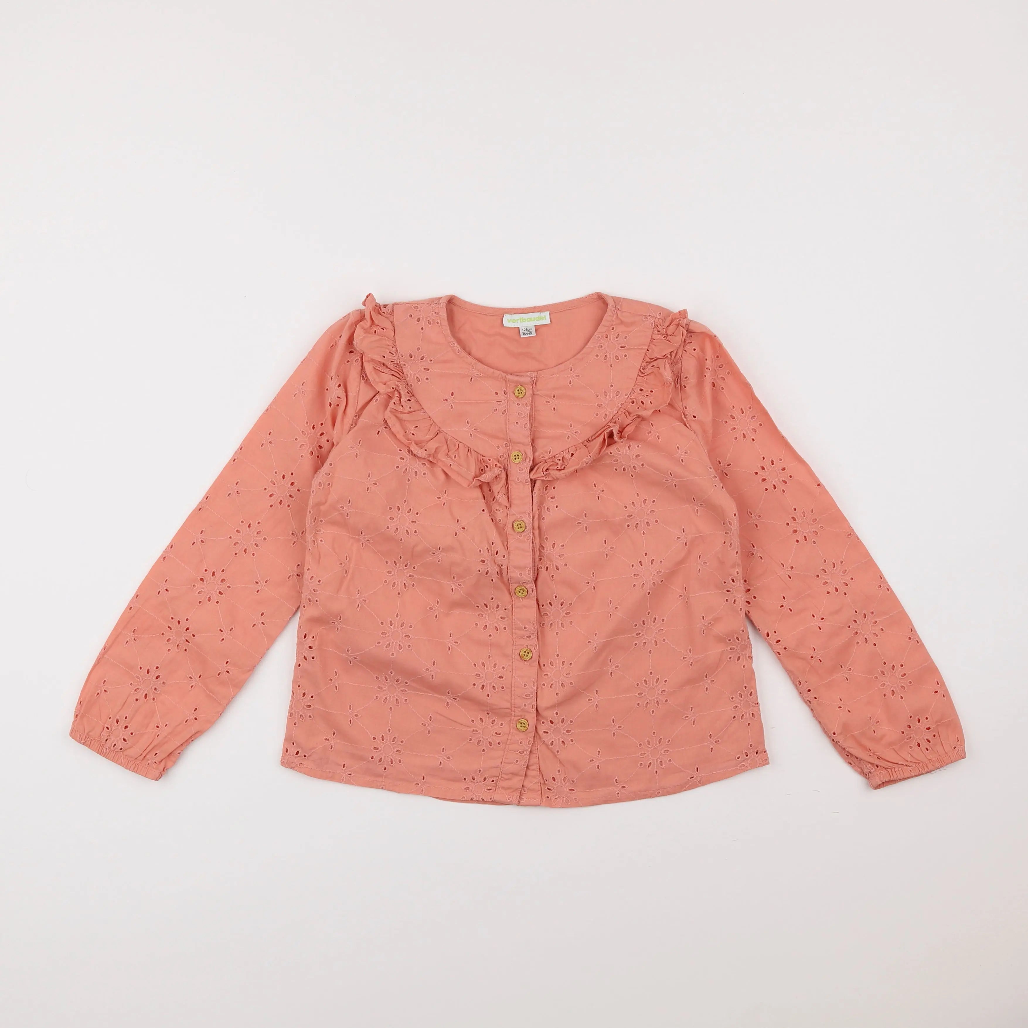 Vertbaudet - blouse rose - 8 ans